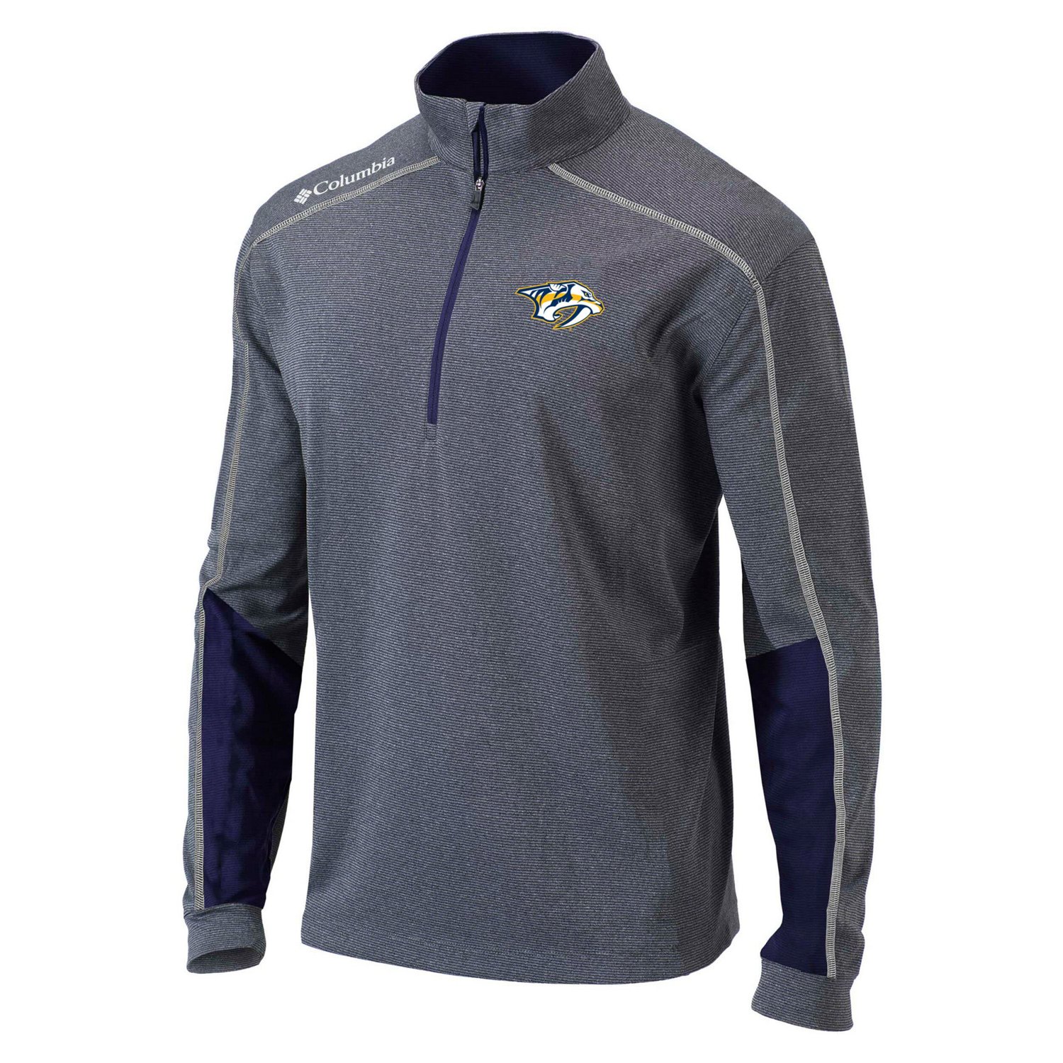 Columbia / Nashville Predators Omni-Wick Shotgun 20 Quarter-Zip ...