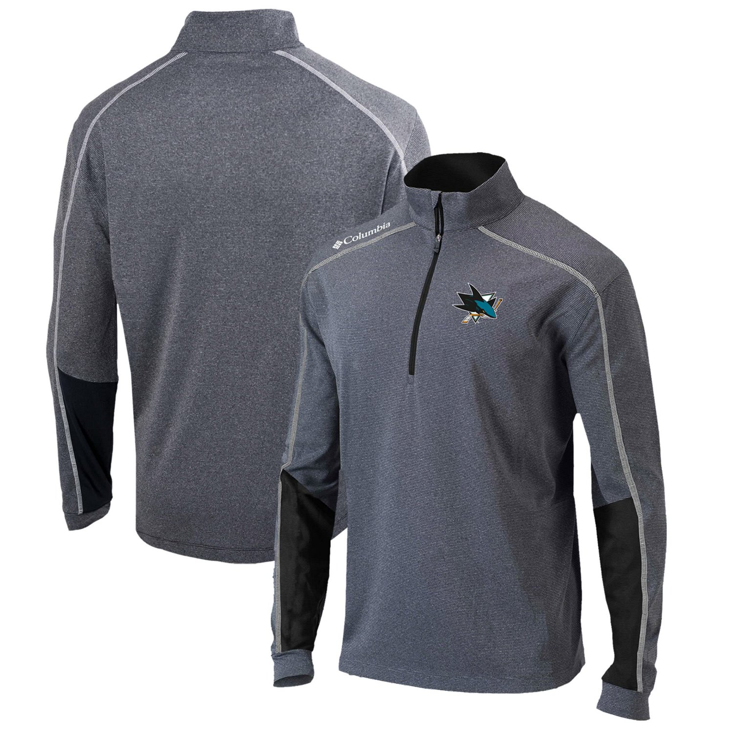 Columbia / San Jose Sharks Omni-Wick Shotgun 20 Quarter-Zip Pullover ...