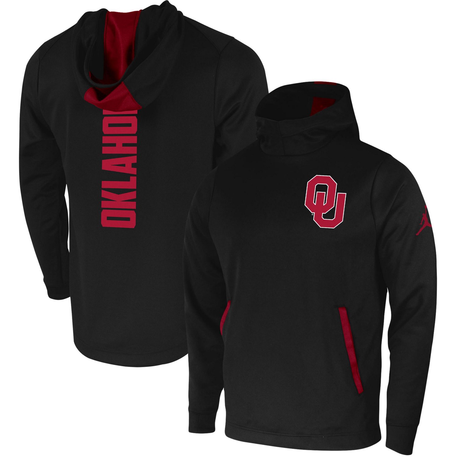 Jordan Brand Oklahoma Sooners 2Hit Performance Pullover Hoodie Academy