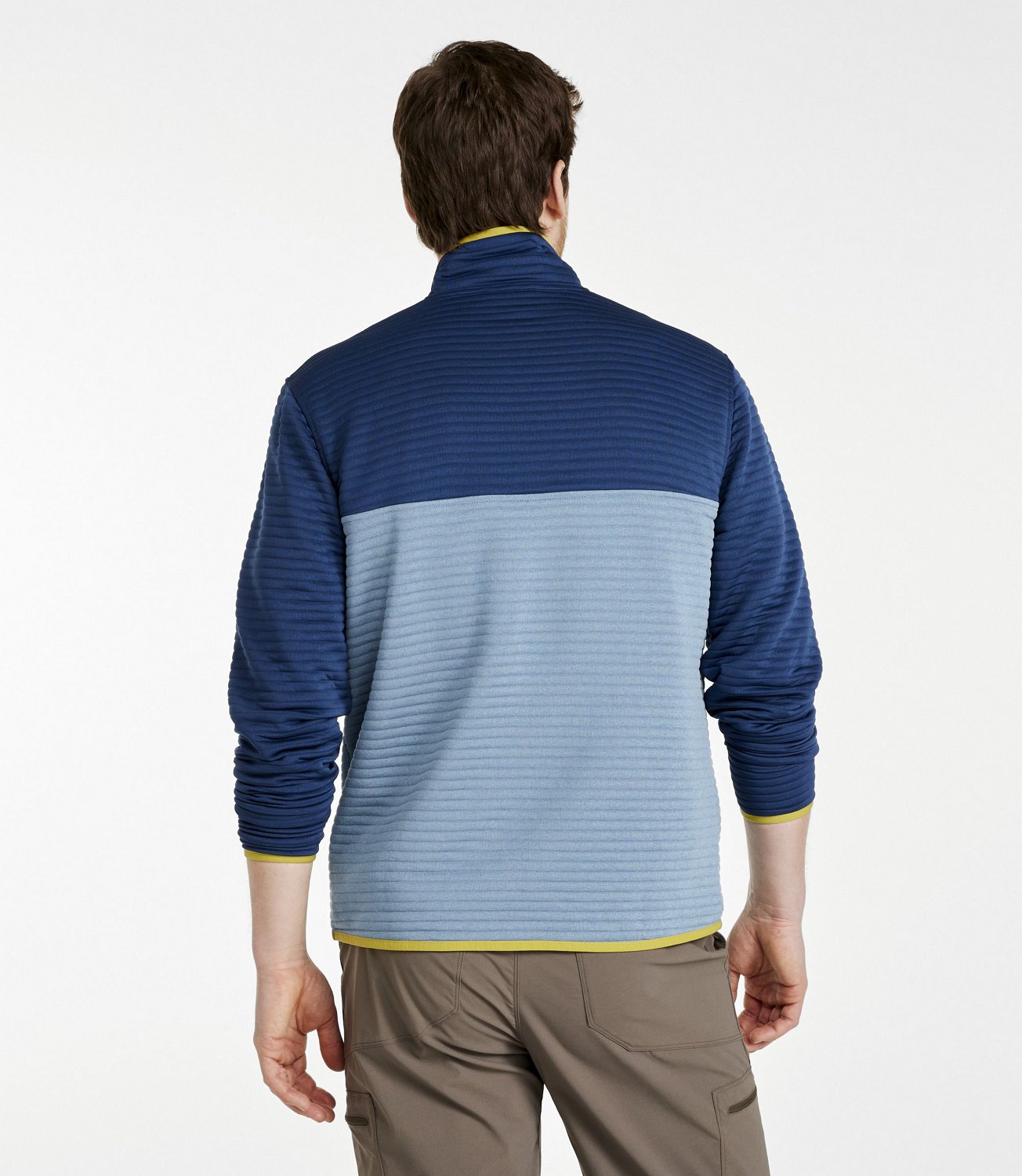 L.L.Bean Men's Airlight Knit Colorblock 1/4-Snap Pullover | Academy