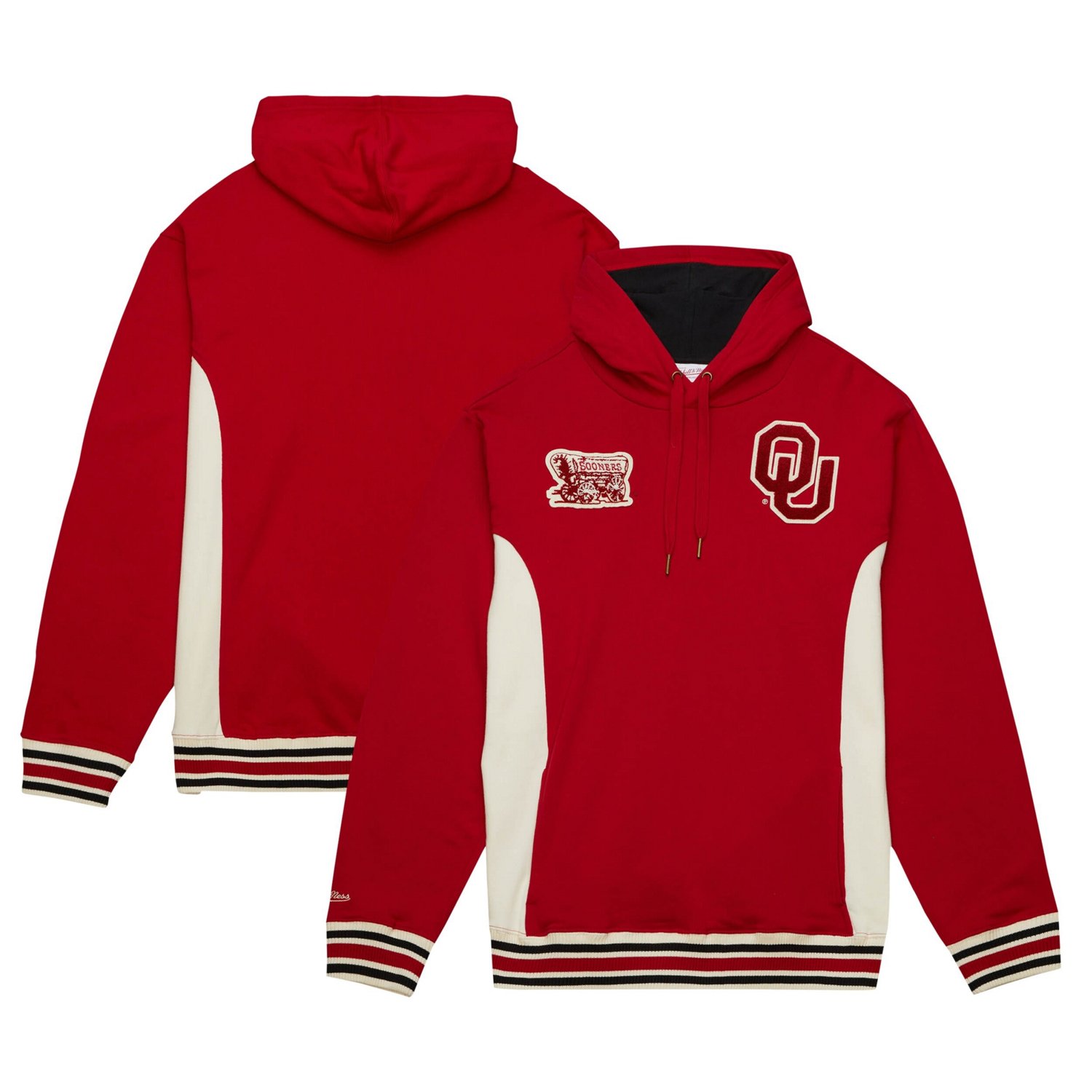 Mitchell Ness Oklahoma Sooners Team Legacy French Terry Pullover Hoodie ...