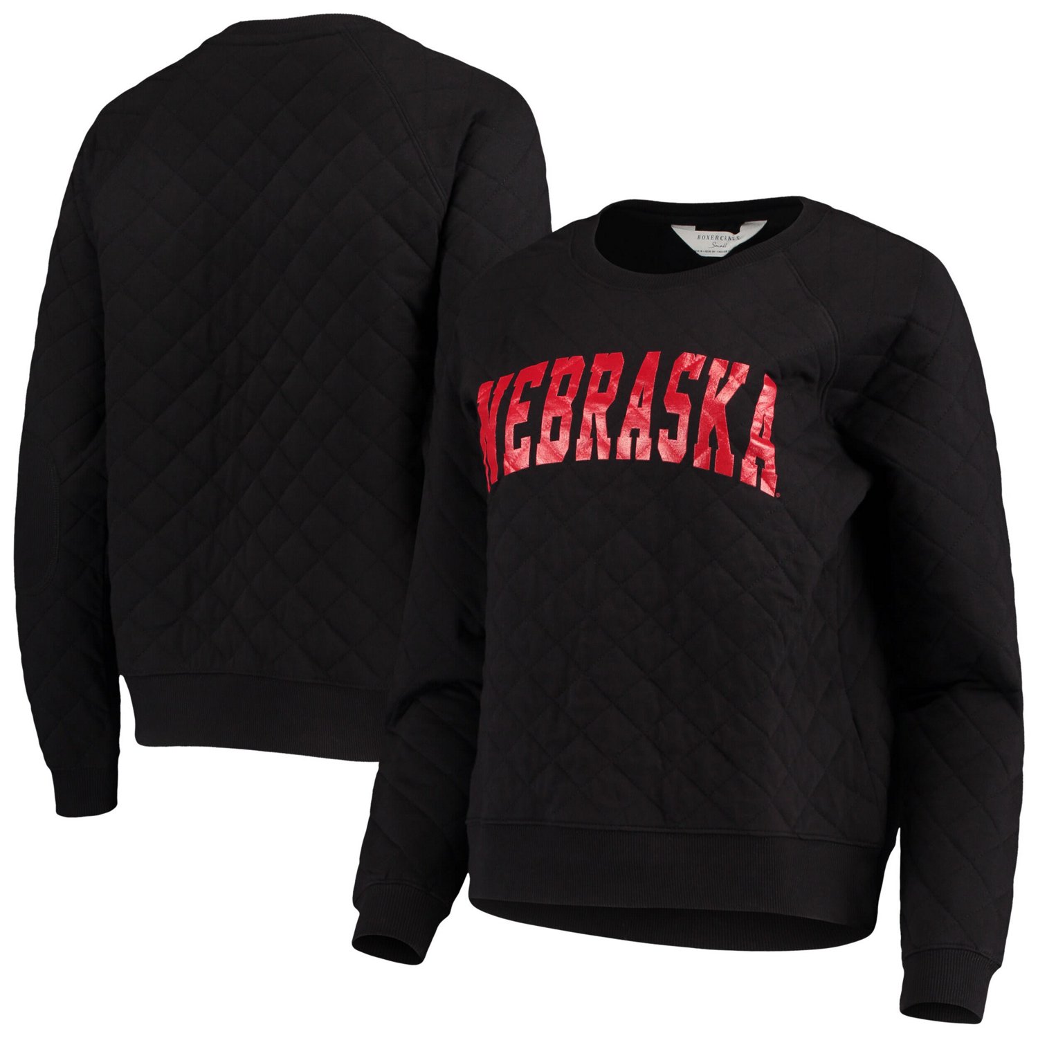 Nebraska Huskers Quilted Raglan Pullover Sweatshirt Academy