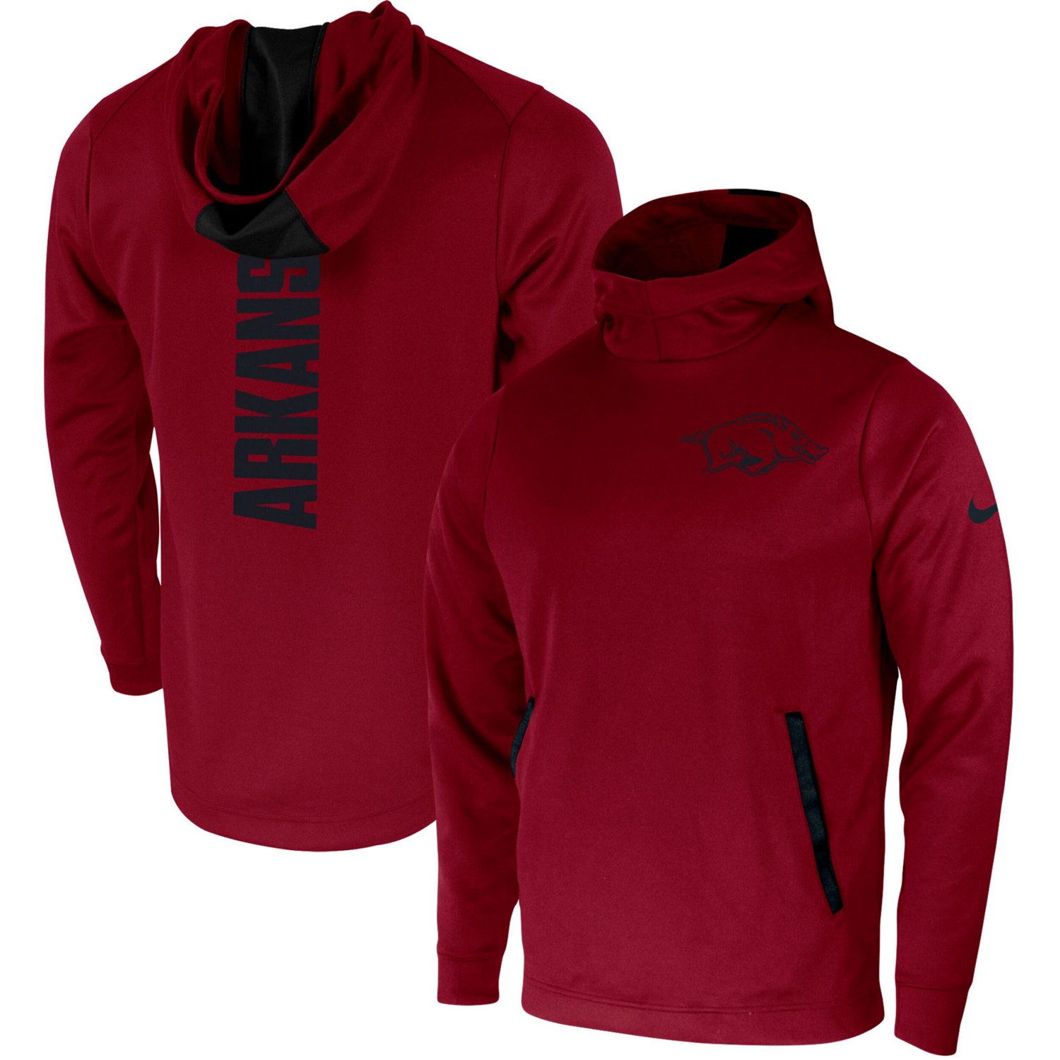 Nike Arkansas Razorbacks 2-Hit Performance Pullover Hoodie | Academy