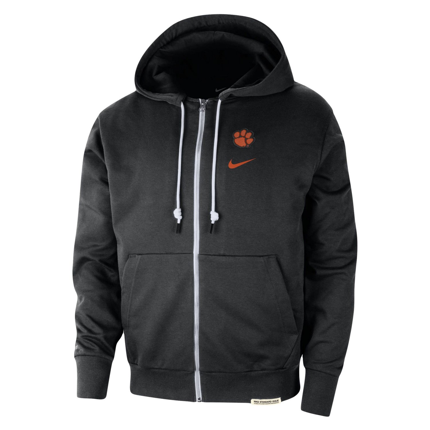 Nike Clemson Tigers Standard Issue Player Performance Full-Zip Hoodie ...