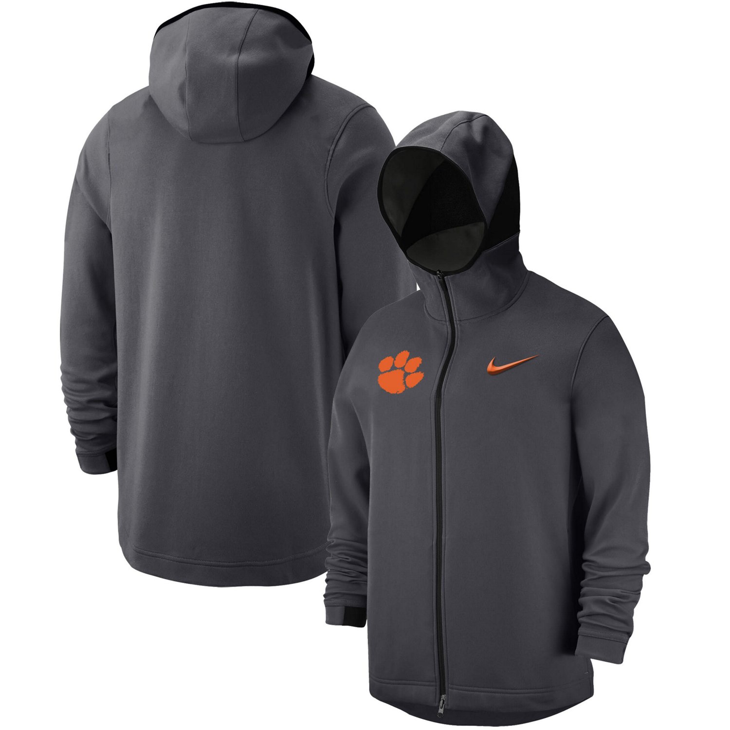 Nike Clemson Tigers Tonal Showtime Full-Zip Hoodie | Academy