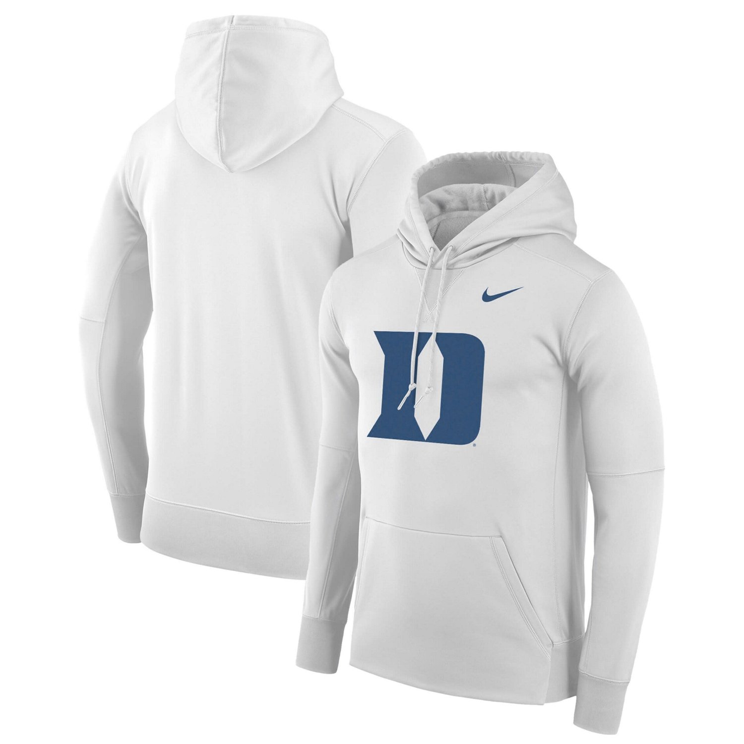 Sweatshirt Embroidered Duke Pullover Hoodie 80% Cotton Blend