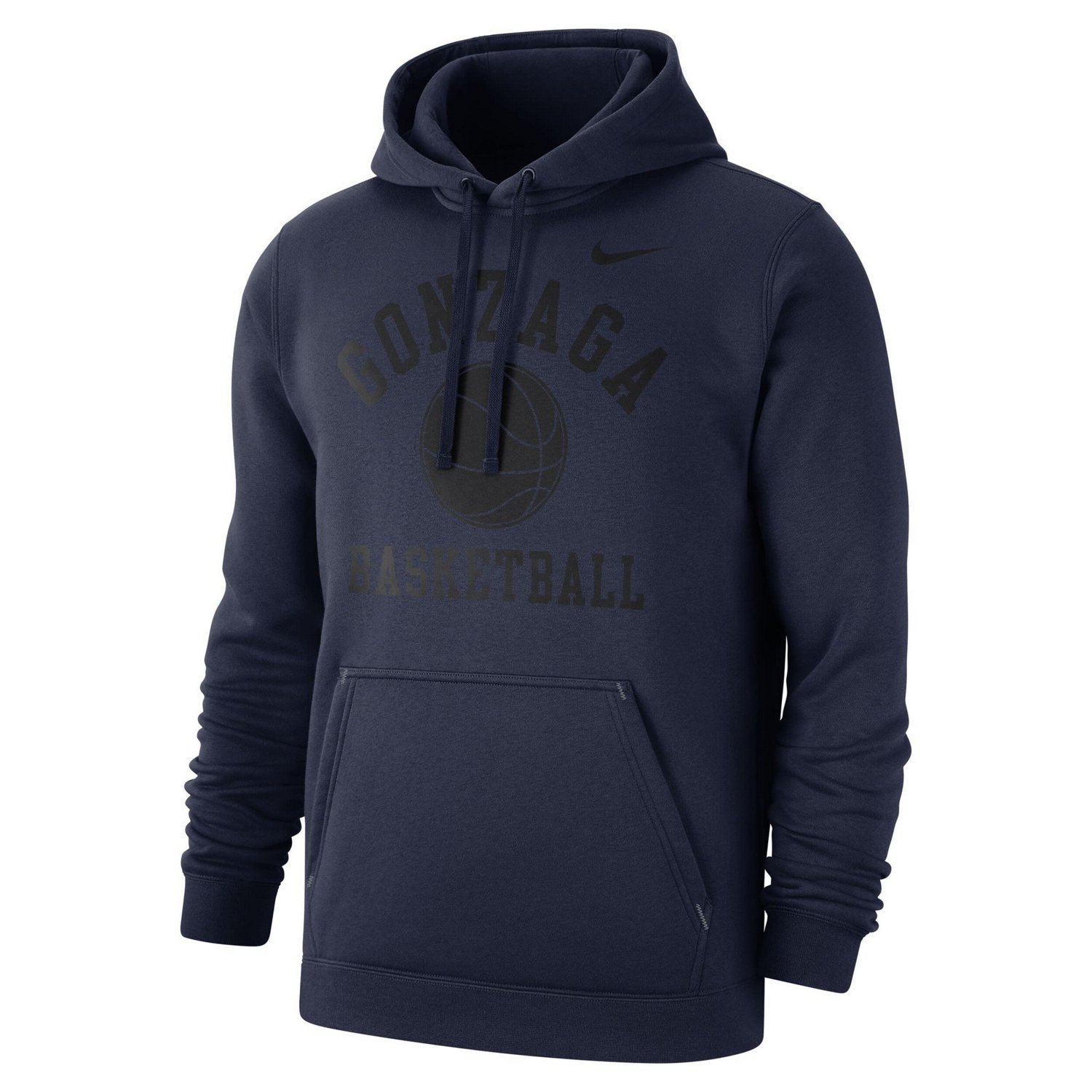 Nike Gonzaga Bulldogs Basketball Club Fleece Pullover Hoodie | Academy