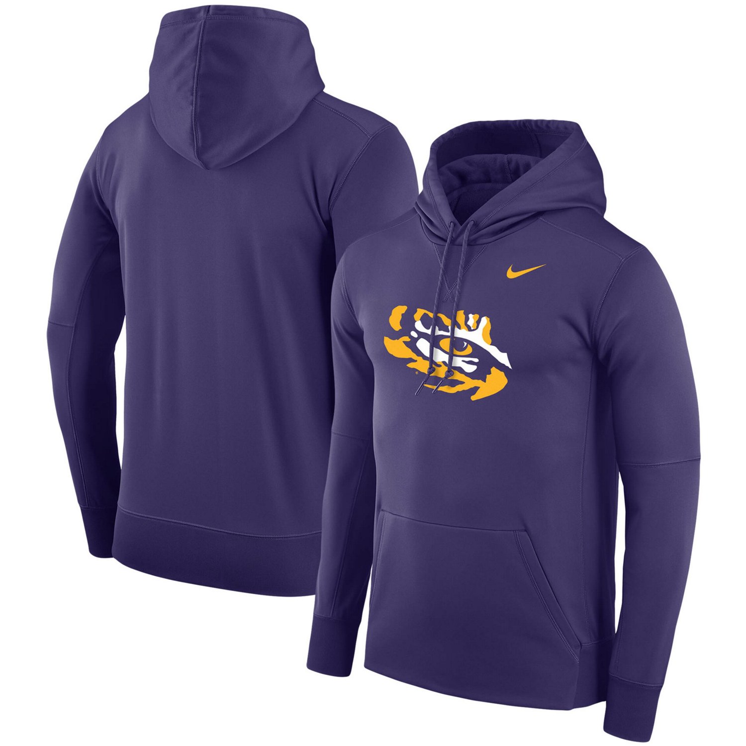 Nike LSU Tigers Performance Pullover Hoodie Academy