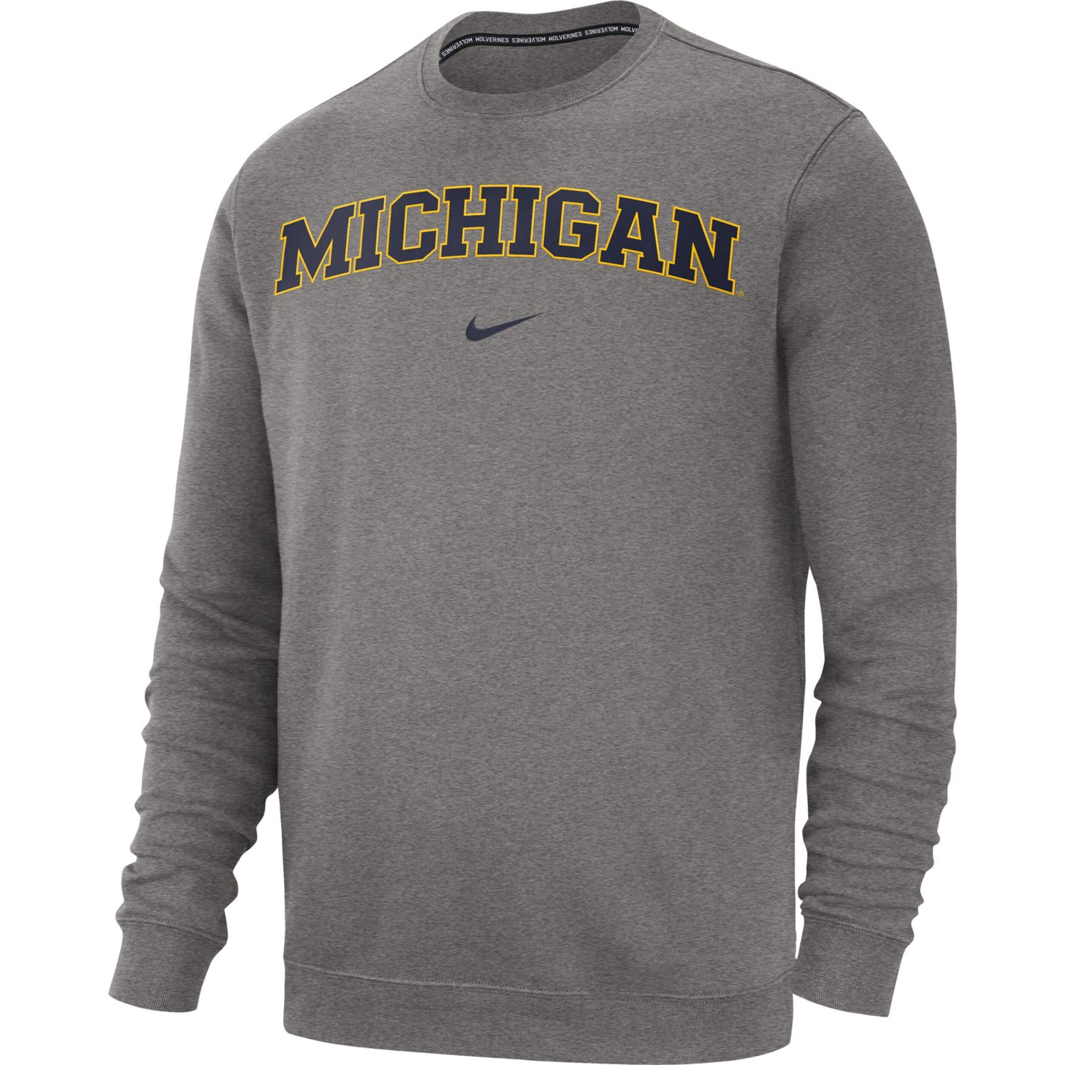 Nike Michigan Wolverines Club Fleece Sweatshirt | Academy