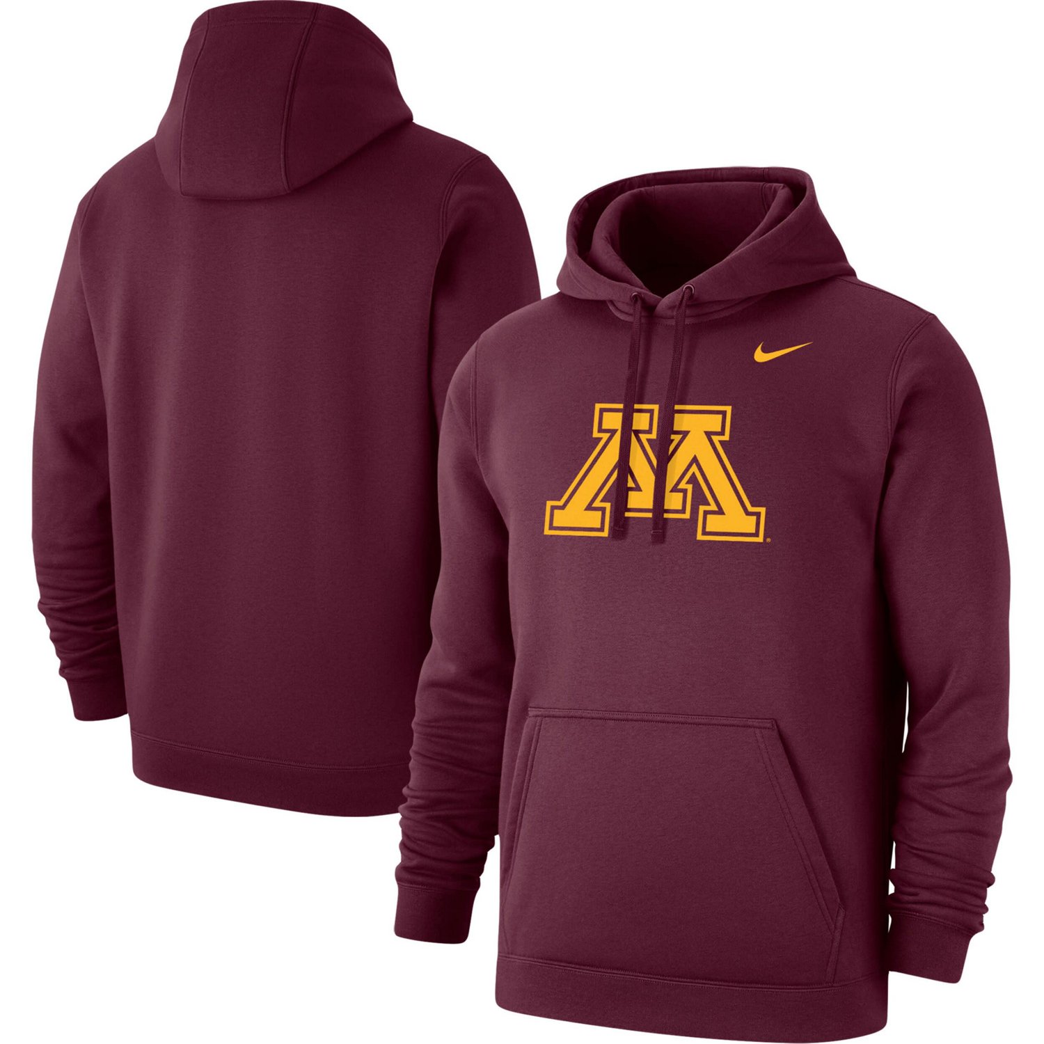 Nike Minnesota Golden Gophers Logo Club Pullover Hoodie | Academy