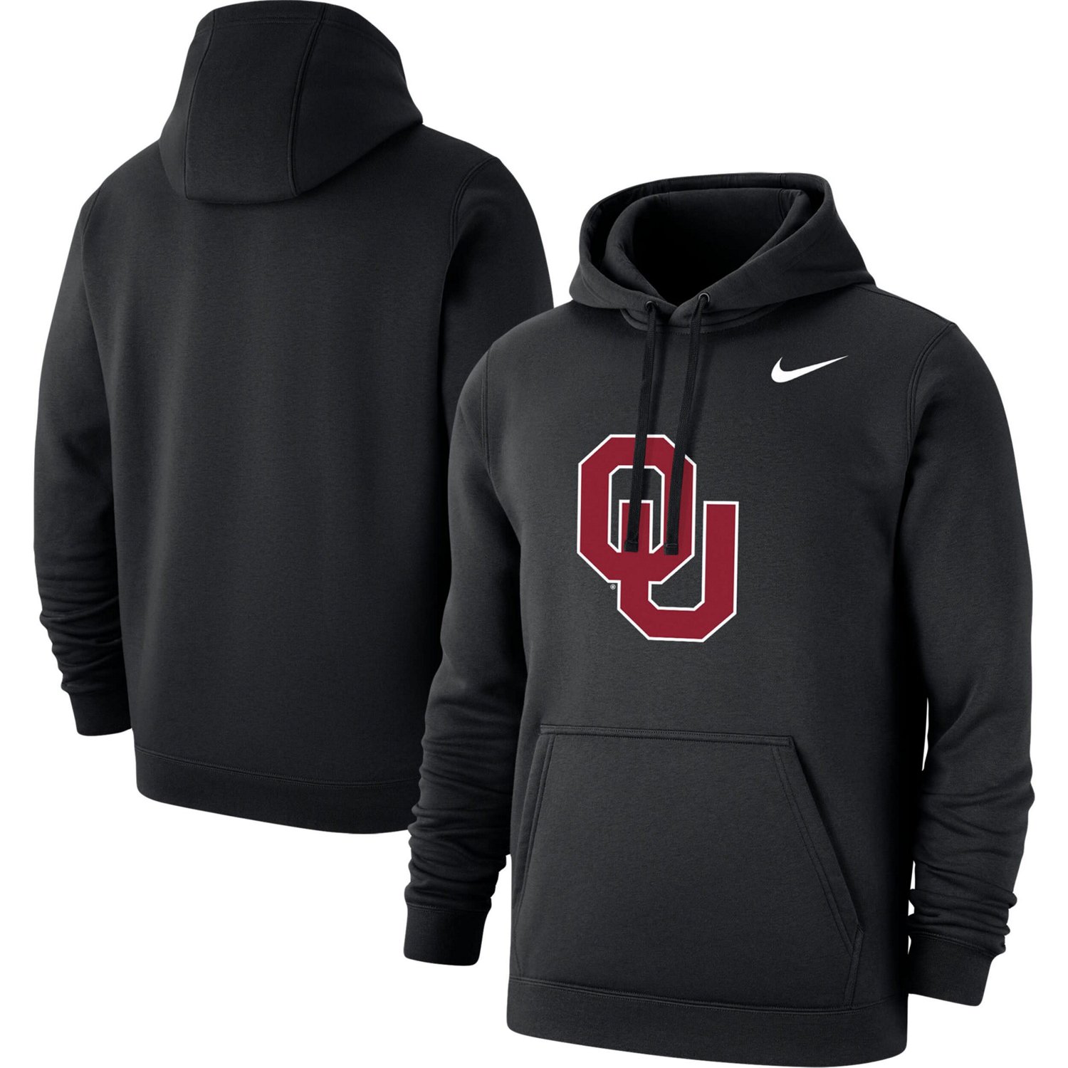 Nike Oklahoma Sooners Logo Club Pullover Hoodie | Academy