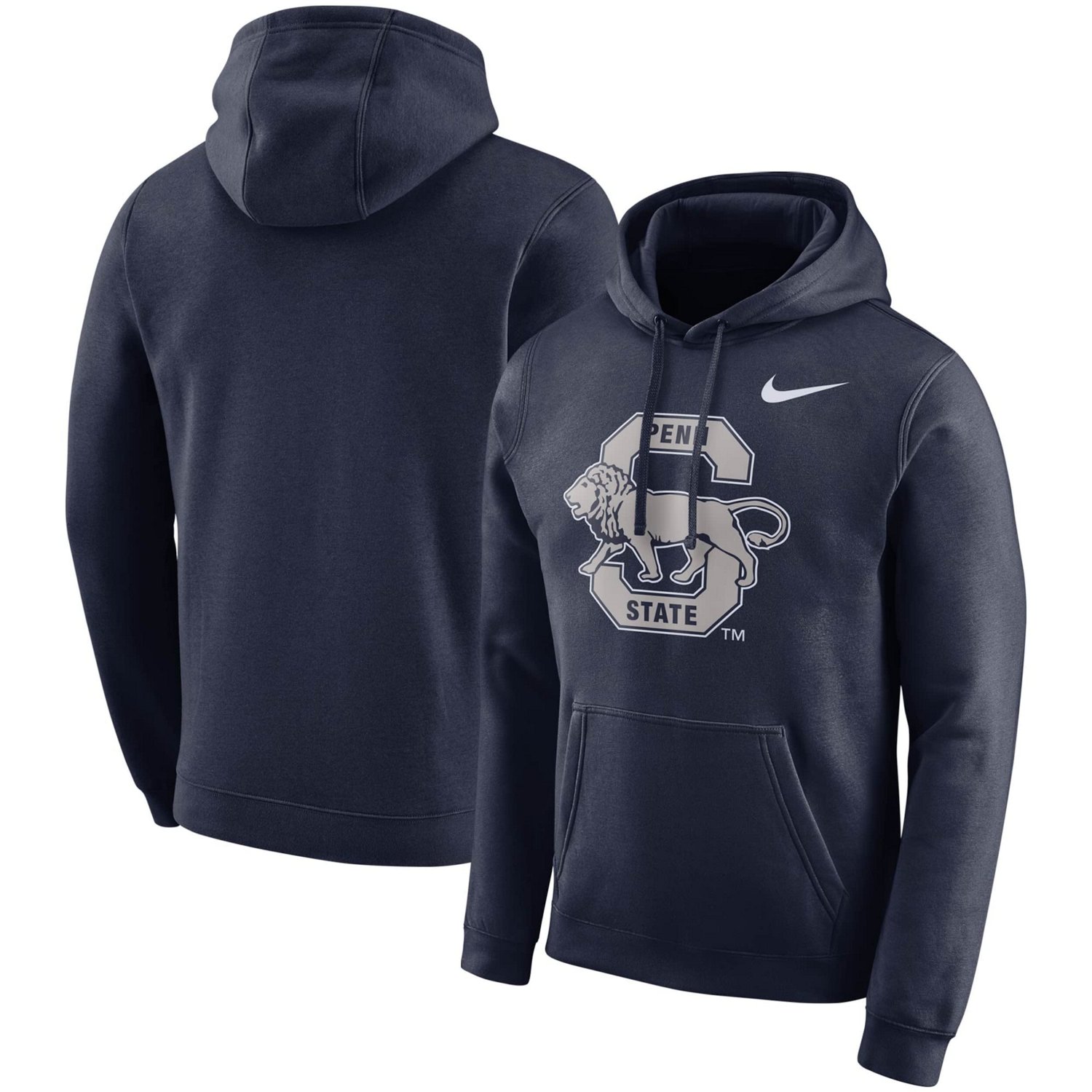 Nike Penn State Nittany Lions Vault Club Fleece Pullover Hoodie | Academy