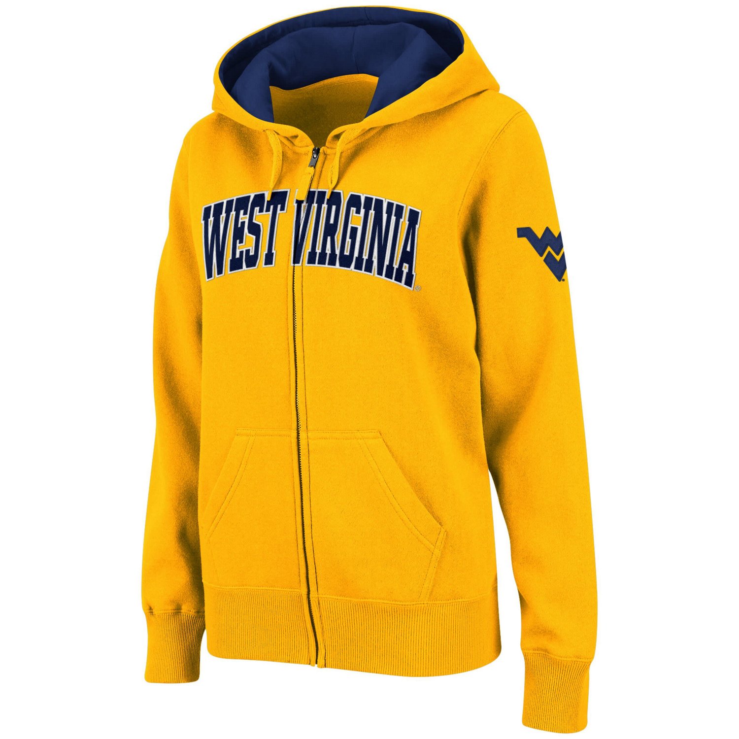 Stadium Athletic West Virginia Mountaineers Arched Name Full-Zip Hoodie ...