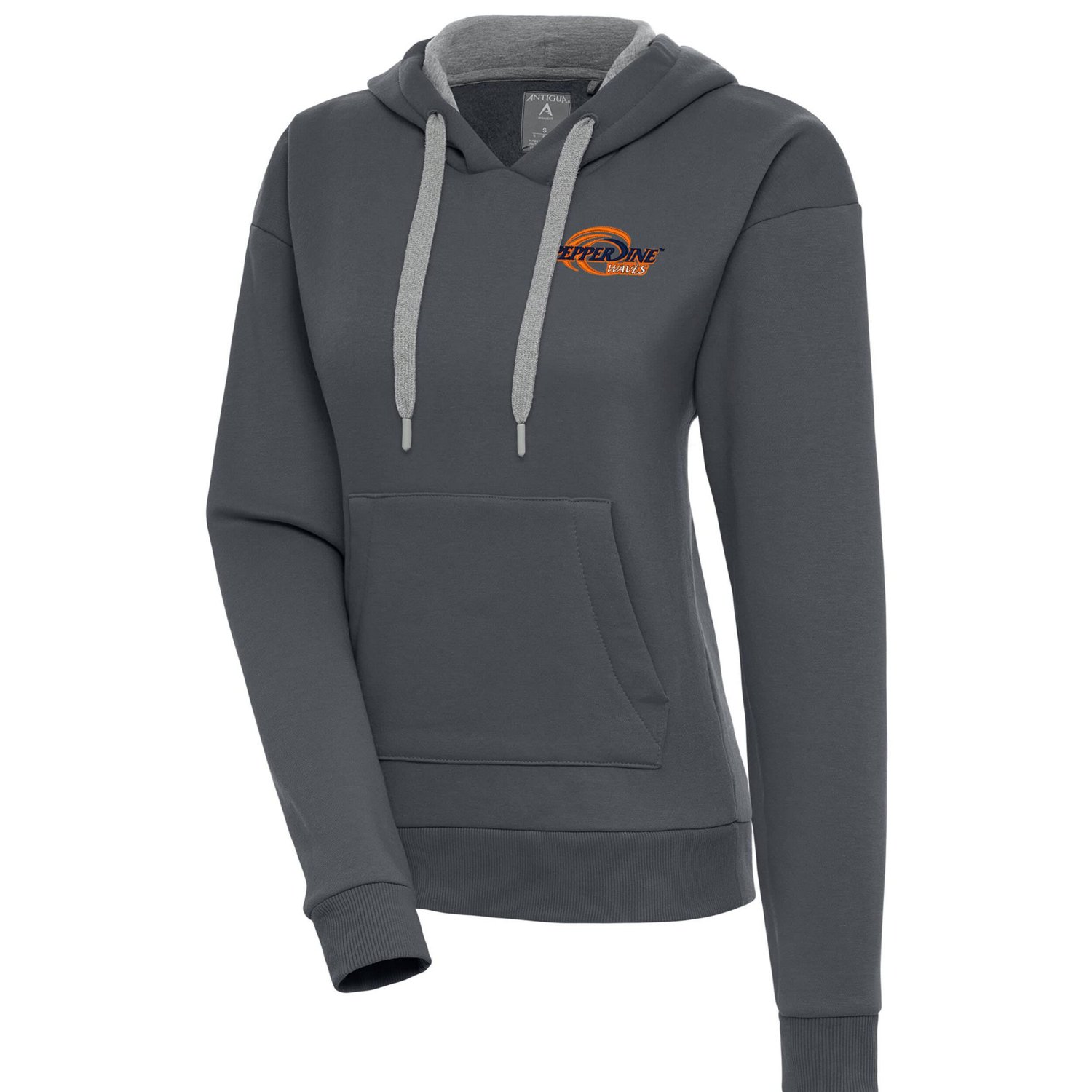 Antigua Pepperdine Waves Victory Pullover Hoodie Academy