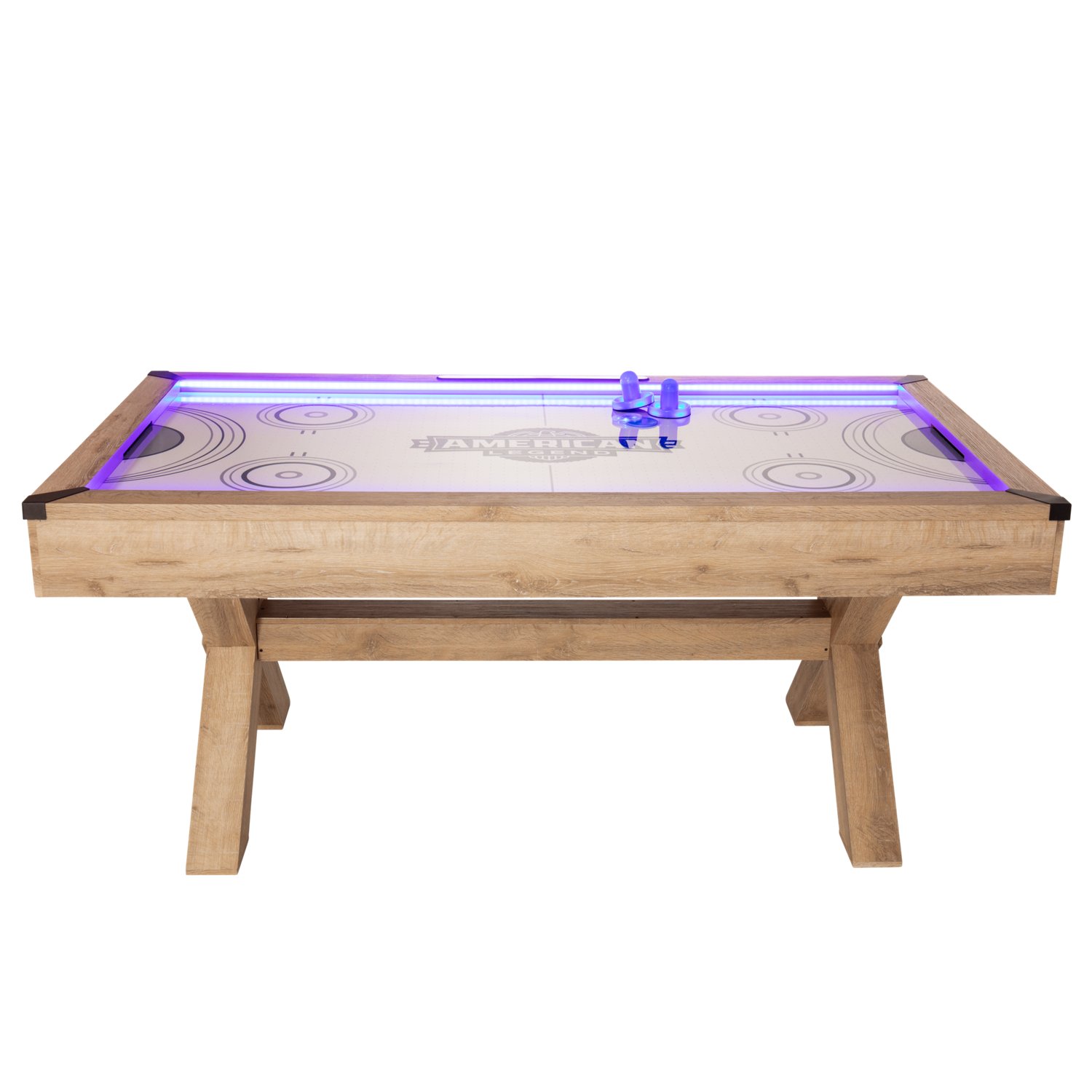 American Legend 72 in LED Westbrook Air Hockey Table Academy