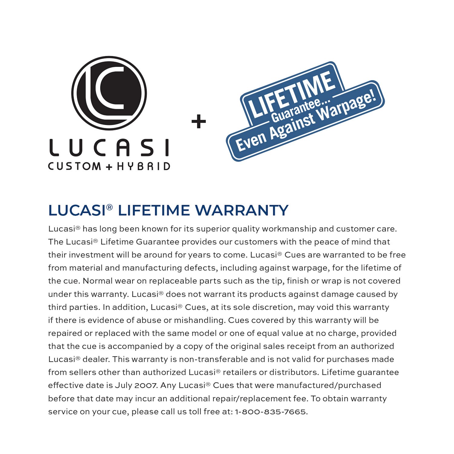 Lucasi Custom Diamond Series Pool Cue | Academy