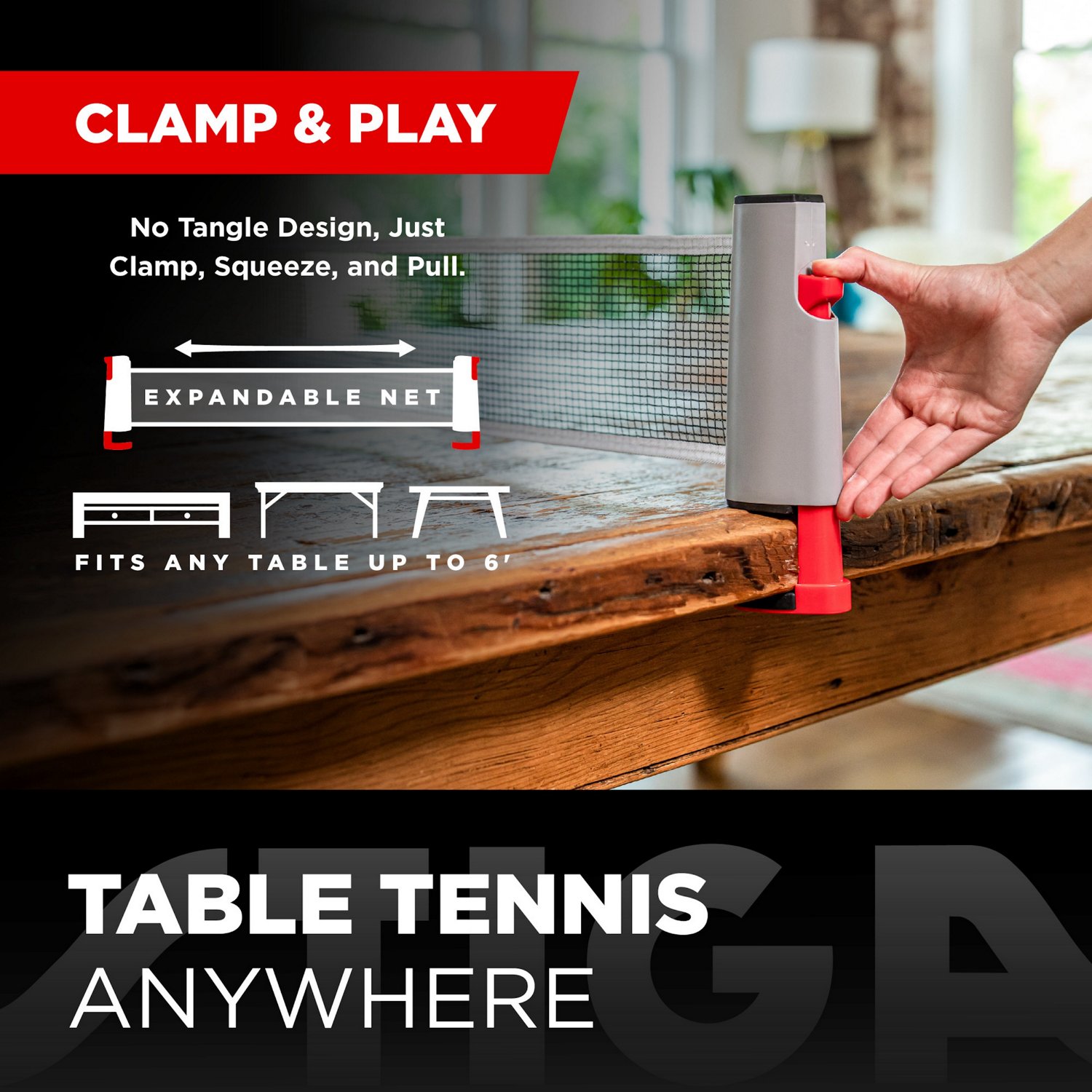 RED DE TENIS DE MESA STIGA UNIVERSAL EXTRA