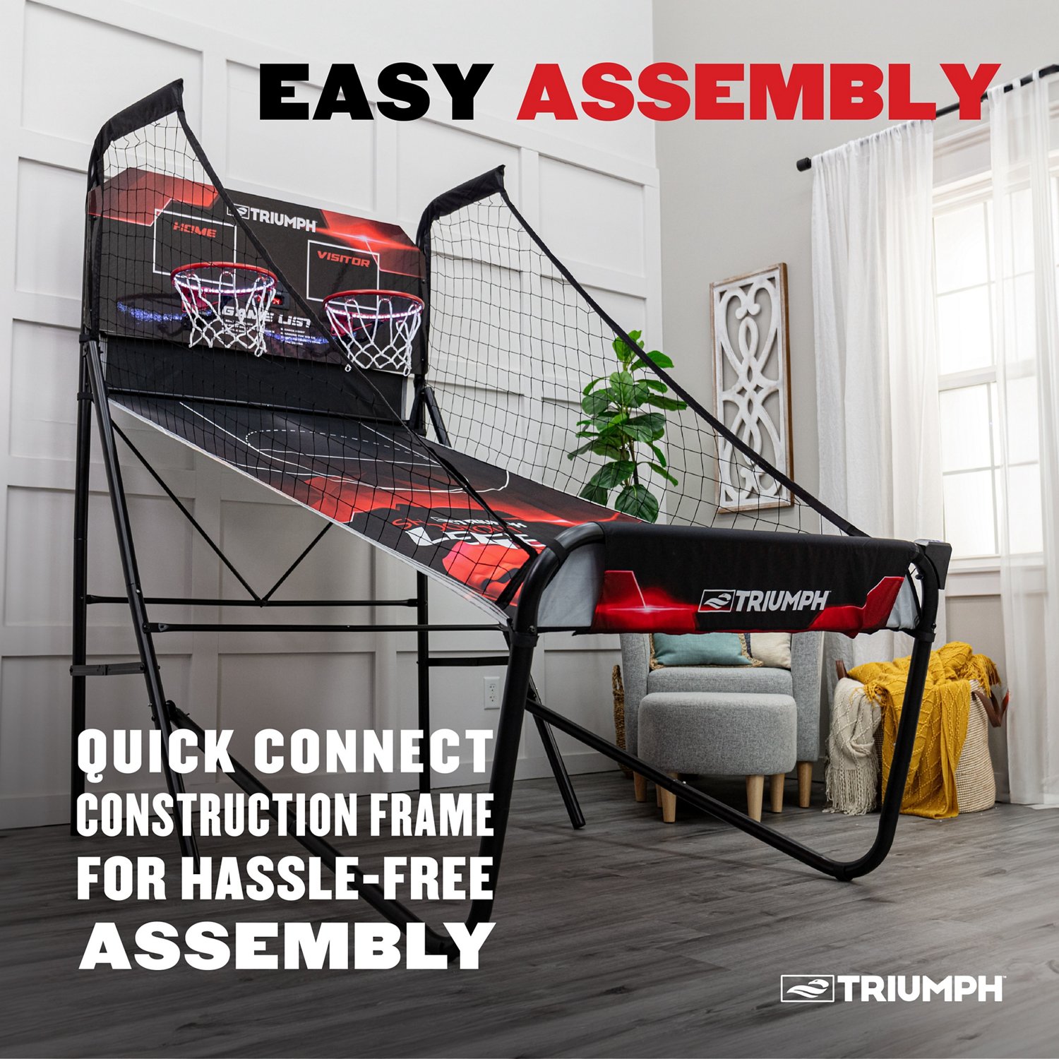 Glass Backboard Basketball System First Team SuperMount80 Wall Mount ...