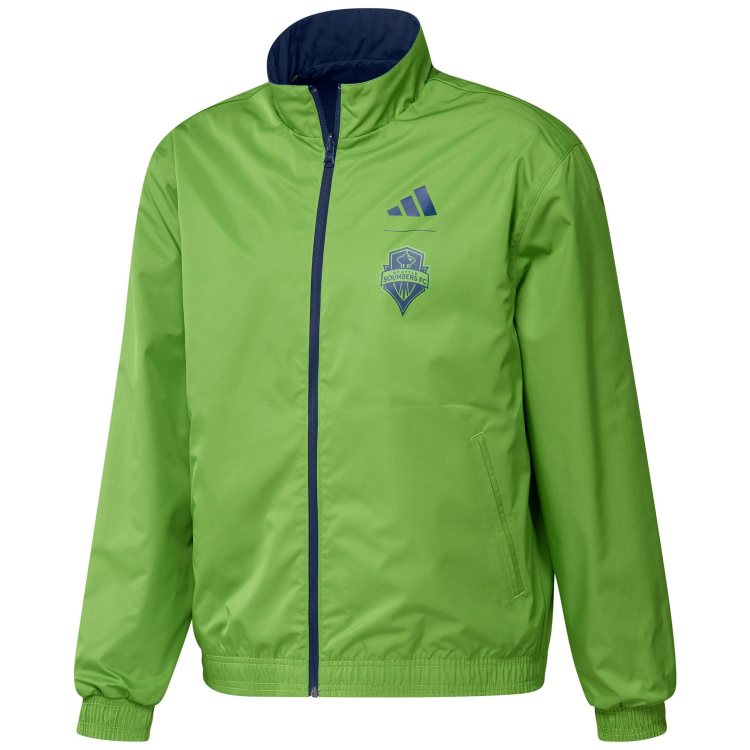 adidas /Green Seattle Sounders FC 2023 On-Field Anthem Full-Zip ...