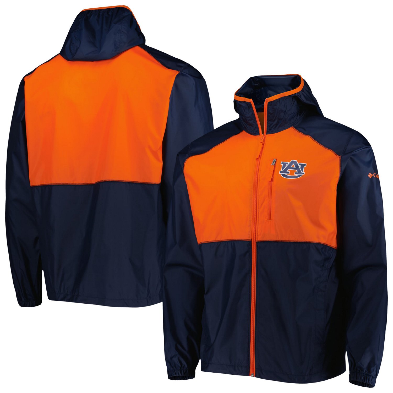 Columbia Auburn Tigers Flash Forward Full-Zip Windbreaker Jacket | Academy