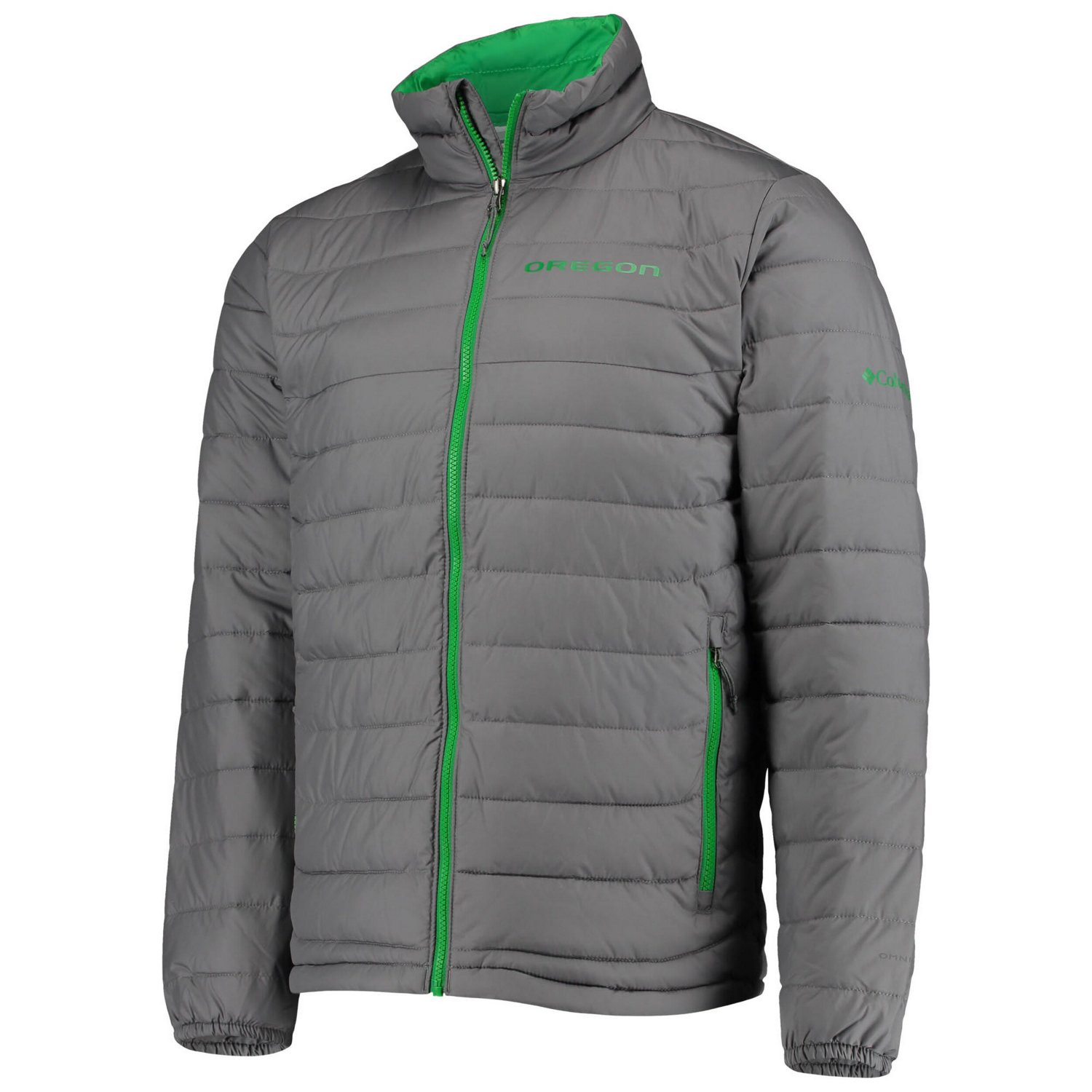 Columbia Oregon Ducks Powder Lite Omni-Heat Reflective Full-Zip Jacket ...