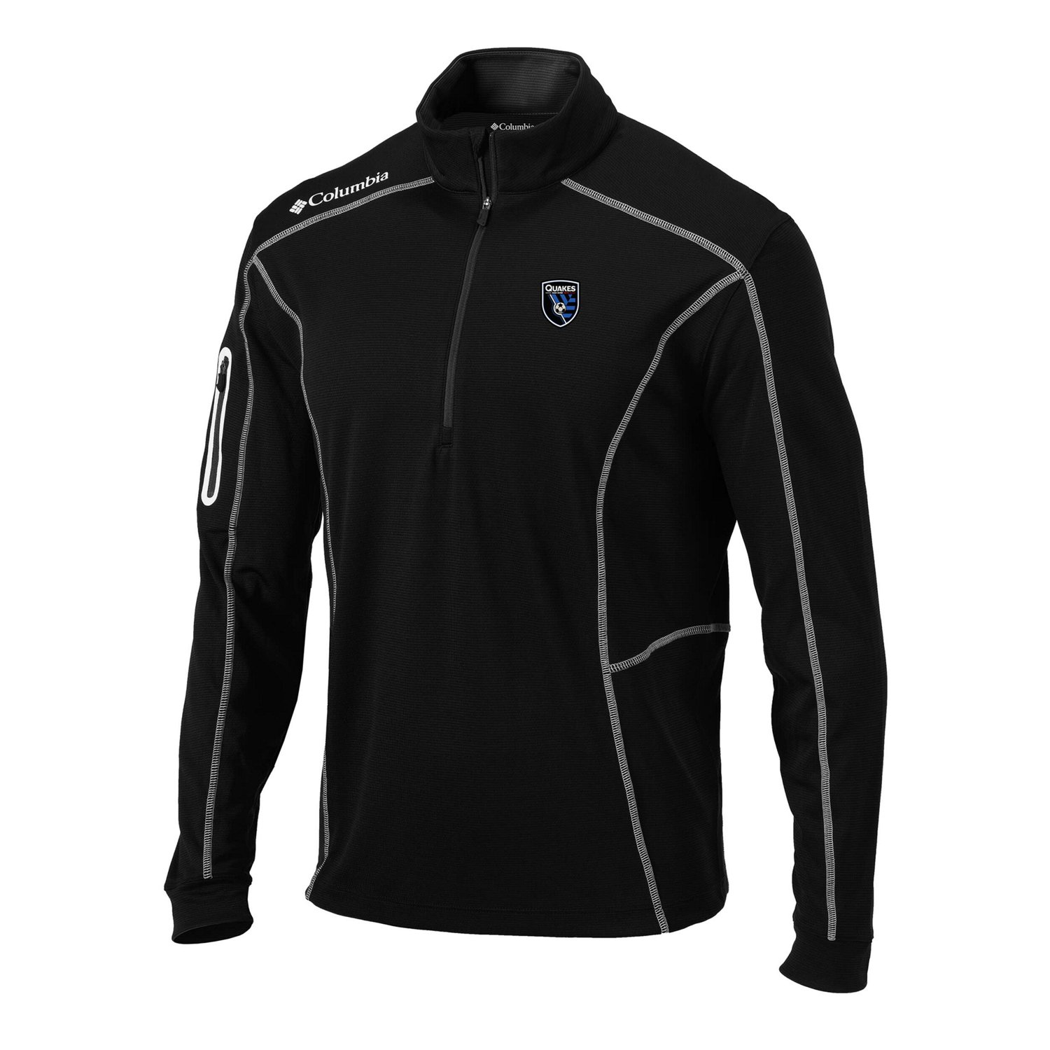 Columbia San Jose Earthquakes OmniWick Shotgun QuarterZip Pullover