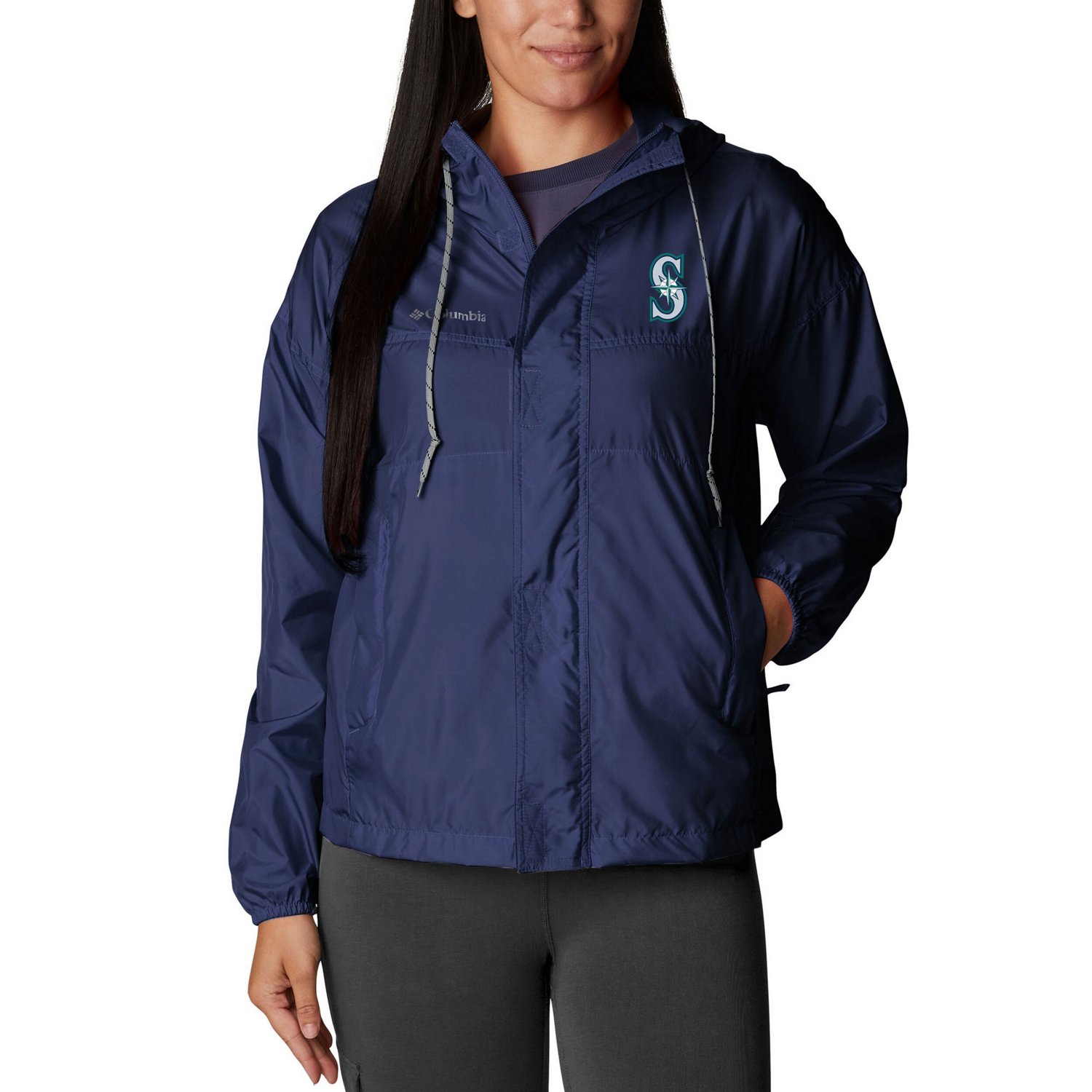 Columbia Seattle Mariners Flash Challenger FullZip Windbreaker Jacket