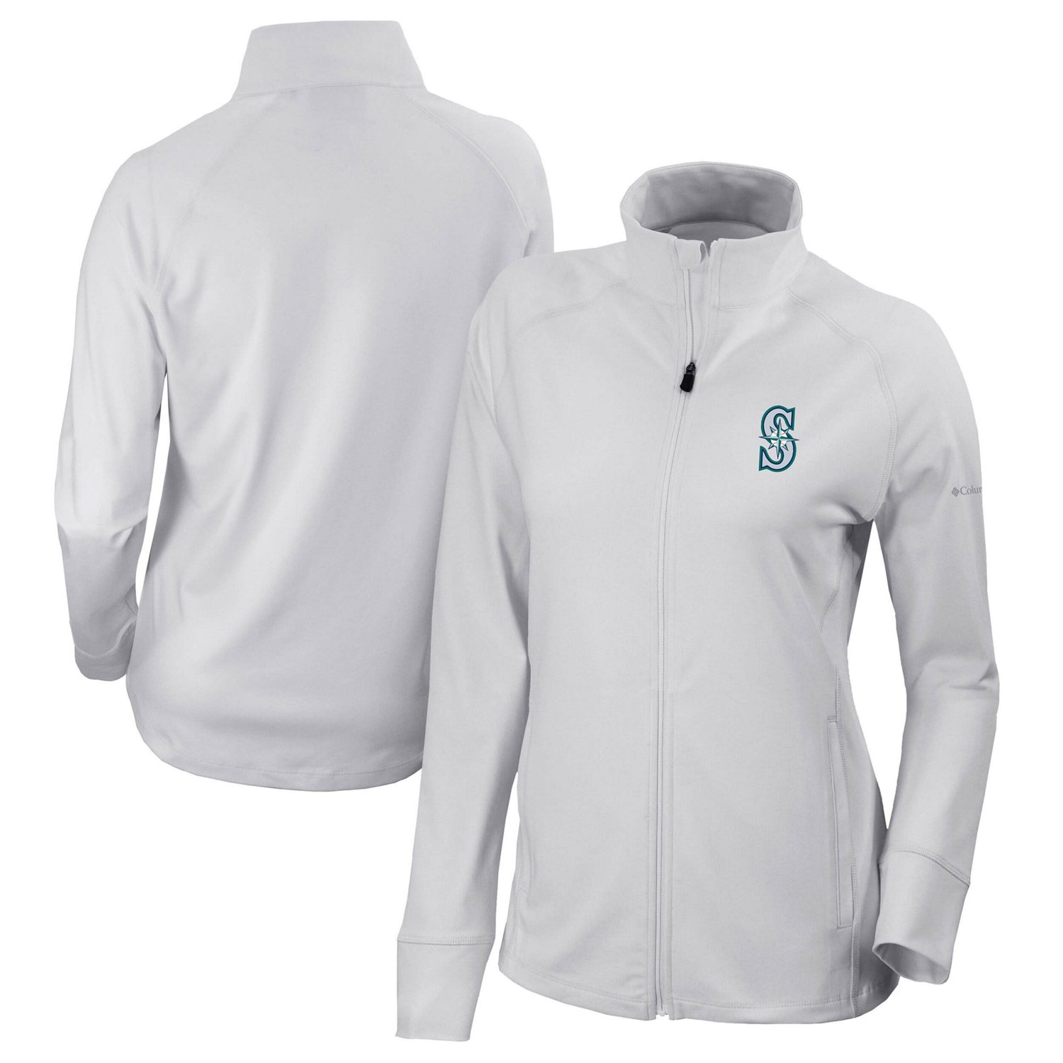 Columbia Seattle Mariners OmniWick Greenkeeper FullZip Jacket Academy