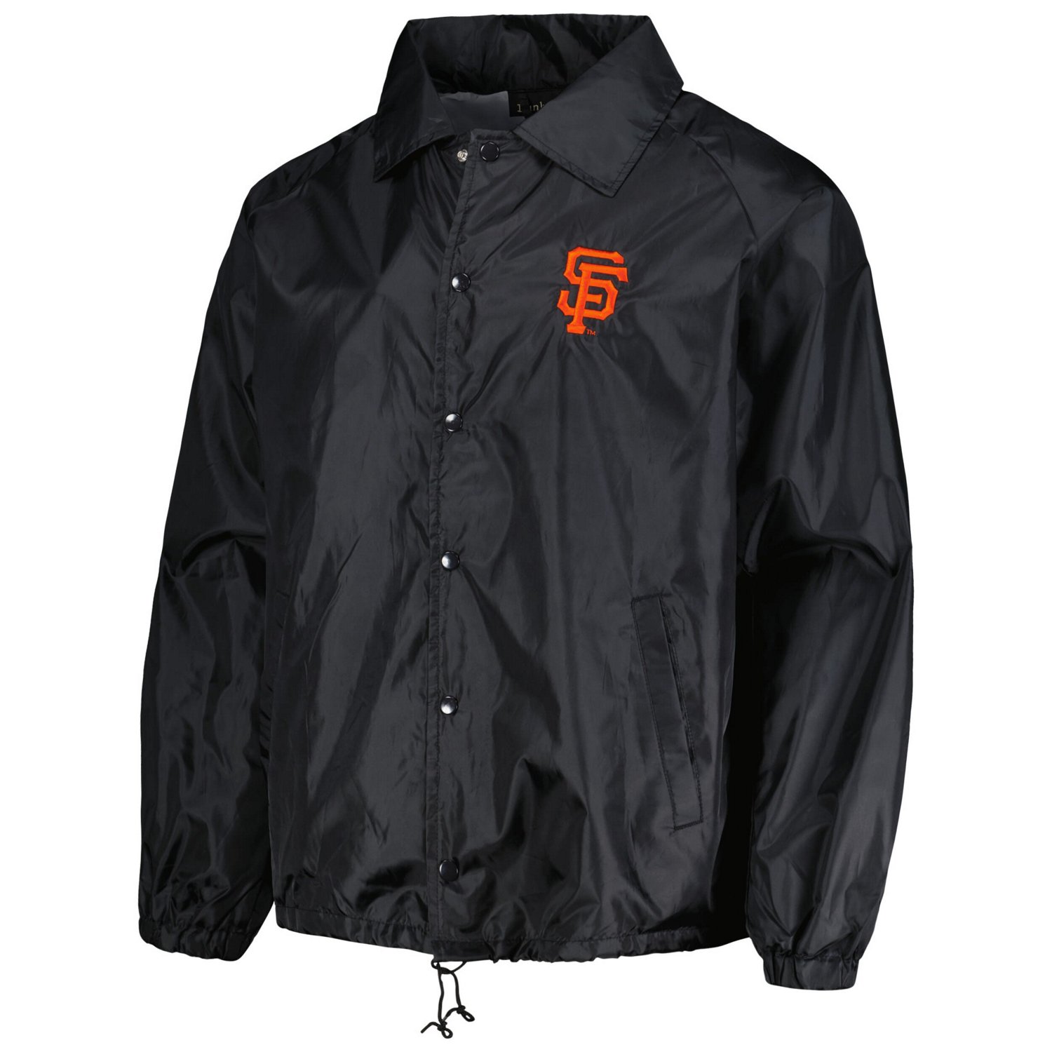 Dunbrooke San Francisco Giants Coach's Raglan FullSnap Windbreaker