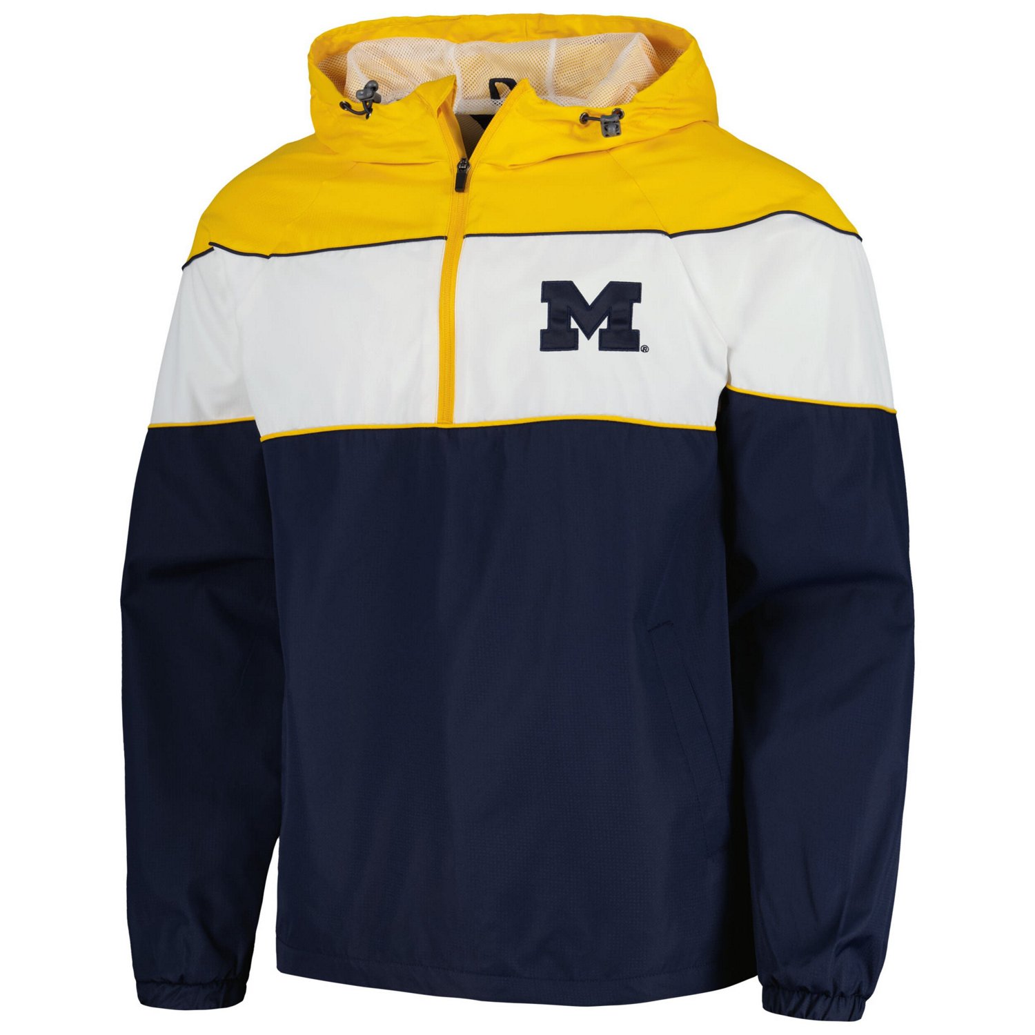 G-III Sports by Carl Banks Michigan Wolverines Center Line Half-Zip ...