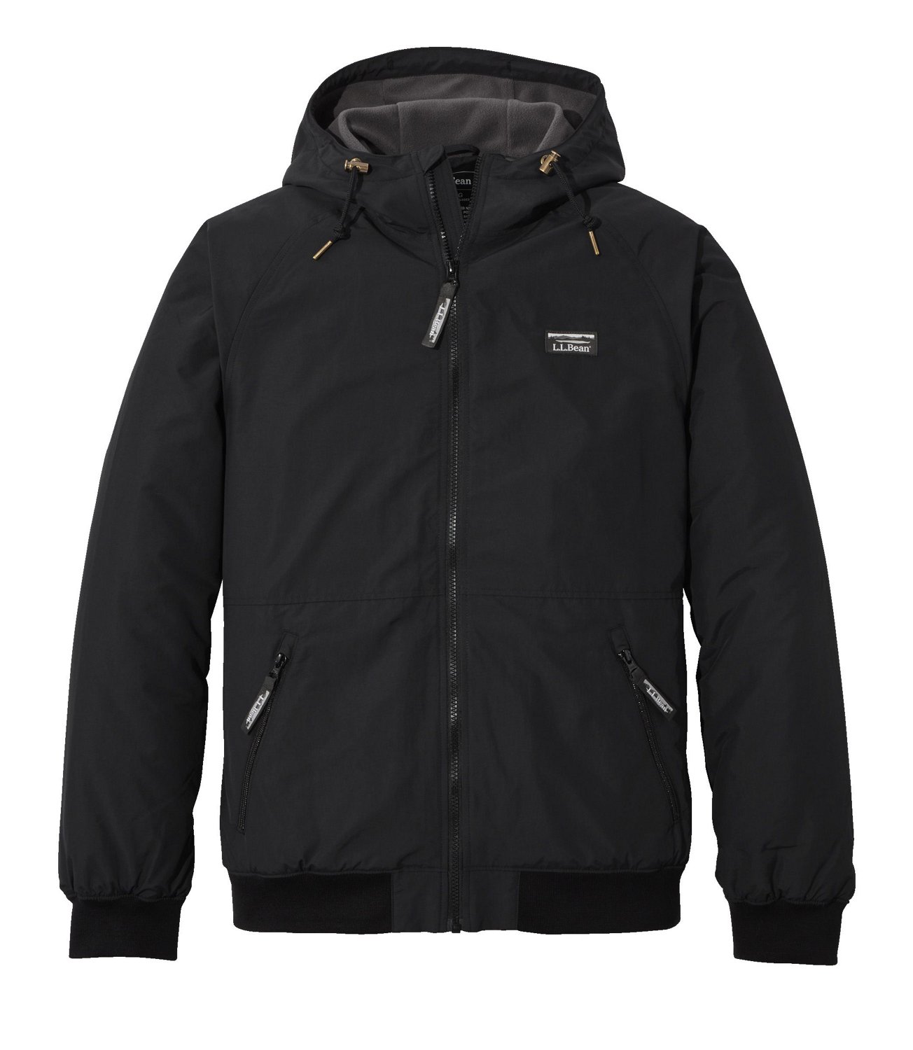 L.L.Bean Men's Insulated 3Season Bomber Hooded Jacket Academy