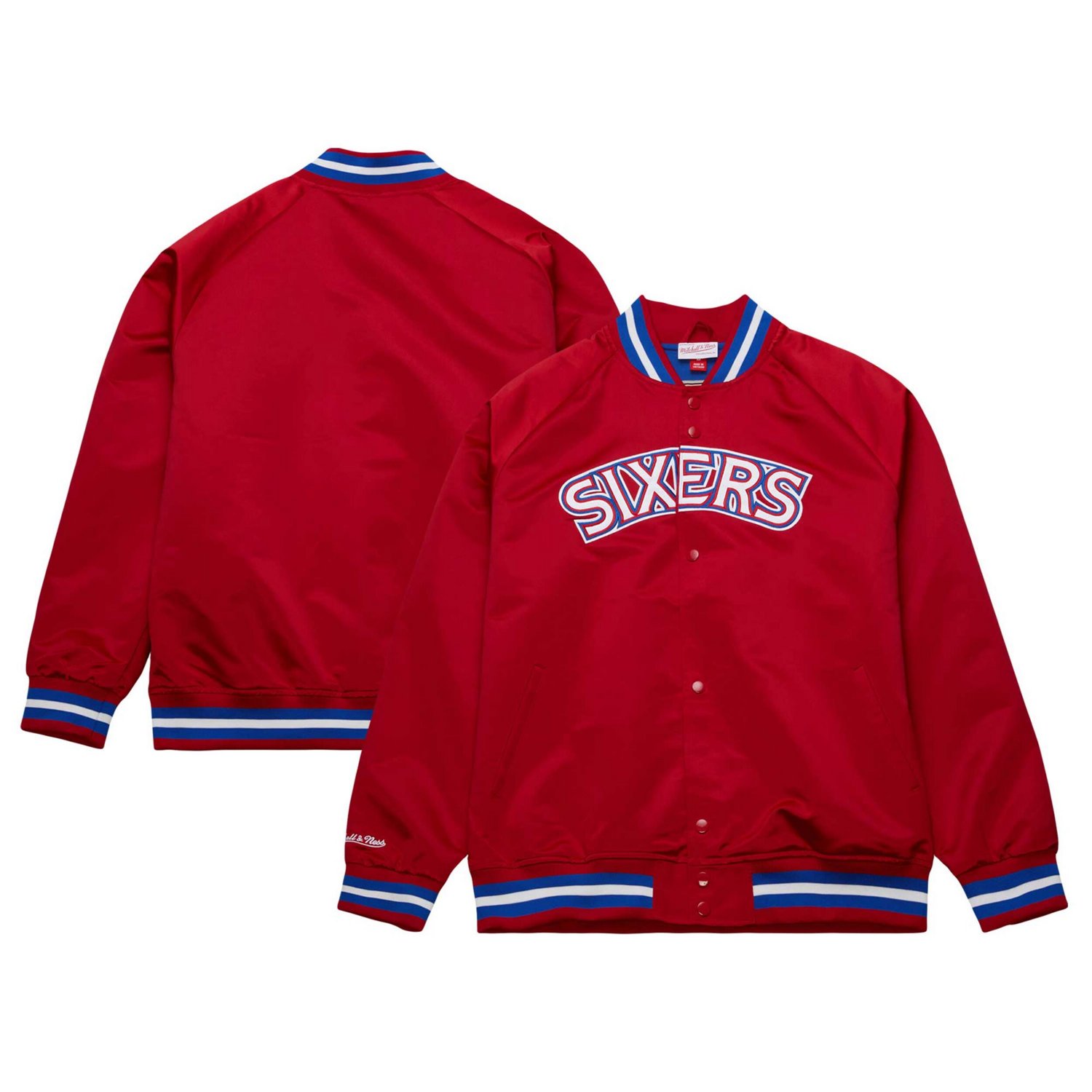 Mitchell Ness Philadelphia 76ers Hardwood Classics Throwback Wordmark ...