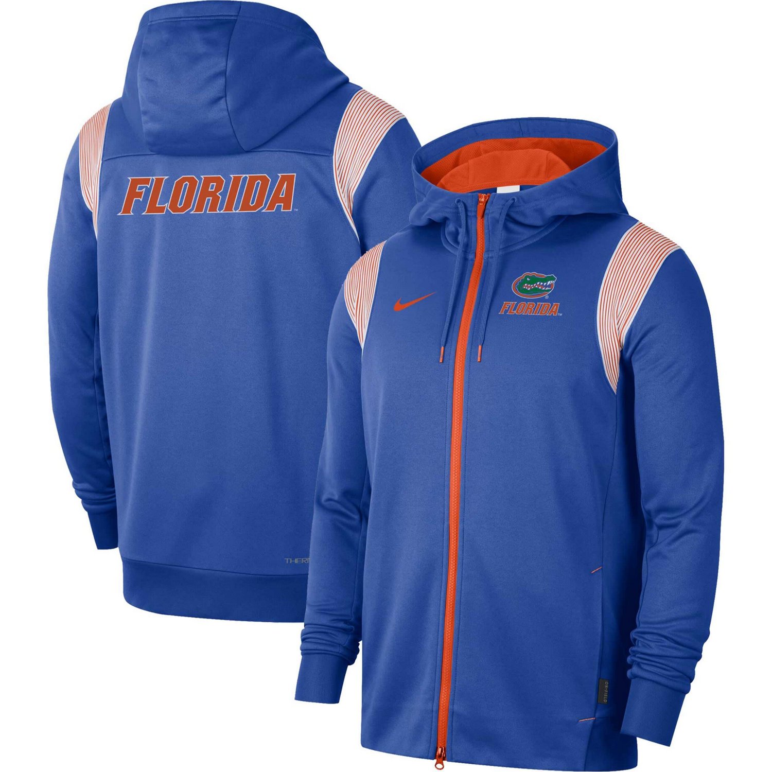 Nike Florida Gators 2022 Sideline Lockup Performance Full-Zip Hoodie ...