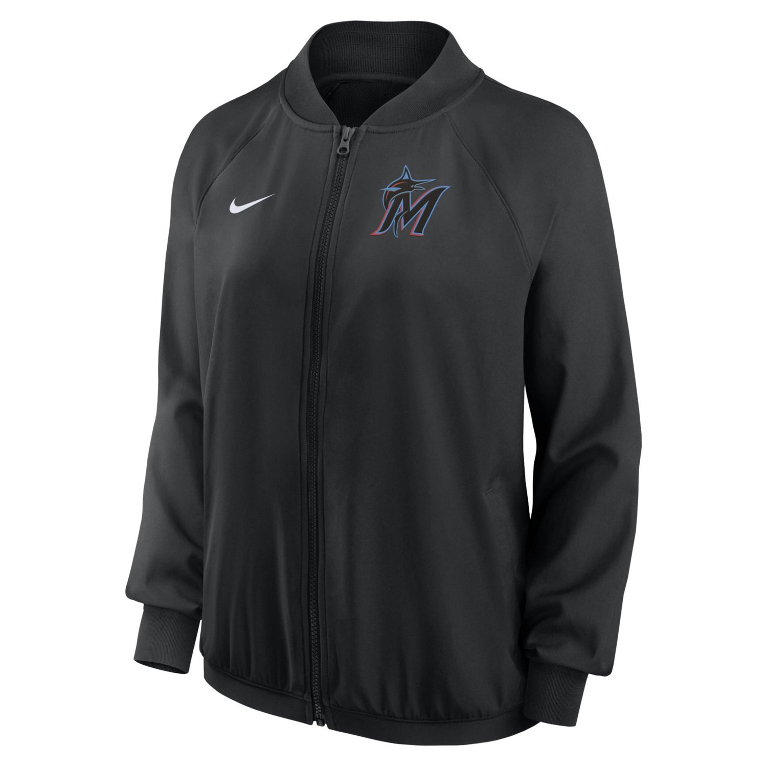 Nike Miami Marlins Authentic Collection Team Raglan Performance Full ...