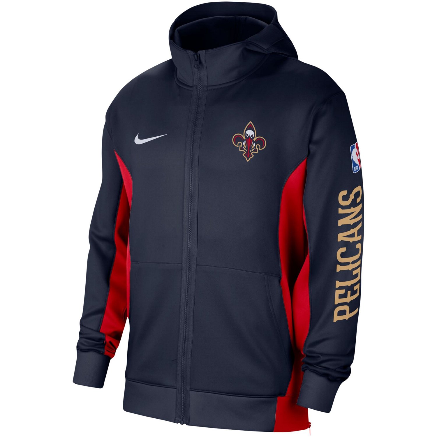 Nike New Orleans Pelicans 2023/24 Authentic Showtime Full-Zip Hoodie ...