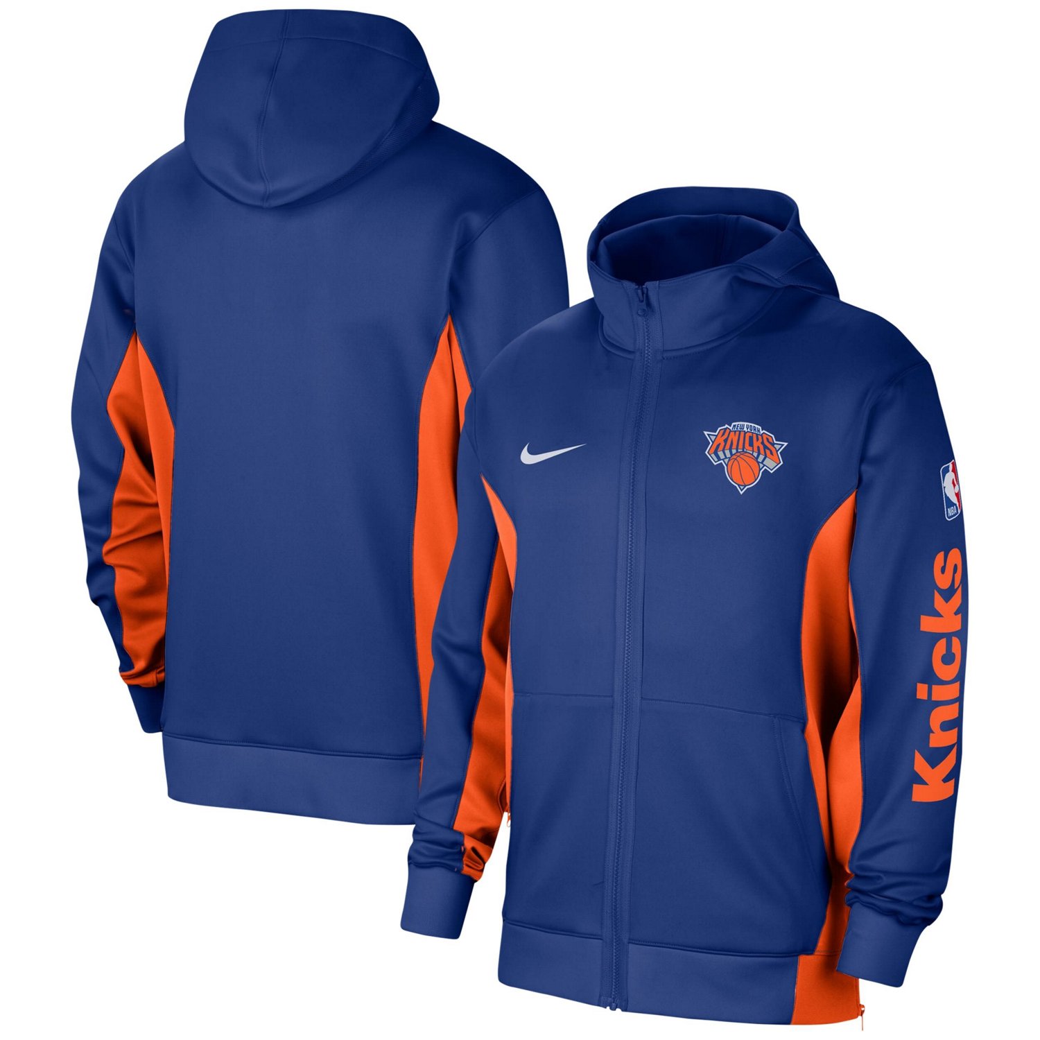 Nike New York Knicks 2023/24 Authentic Showtime Full-Zip Hoodie | Academy