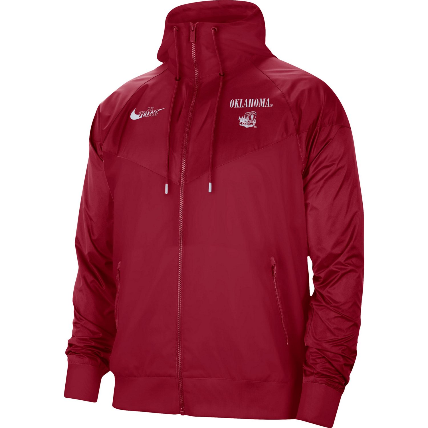 Nike Oklahoma Sooners Windrunner Raglan Full-Zip Jacket | Academy