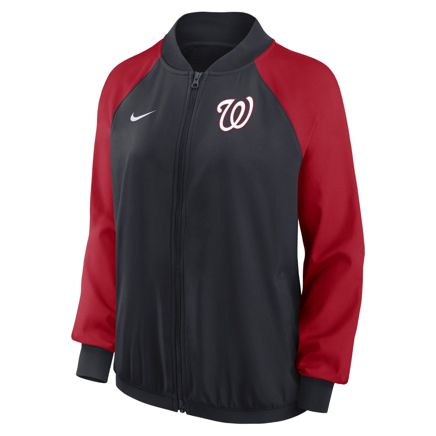 Nike Washington Nationals Authentic Collection Team Raglan Performance Full-Zip Jacket | Academy
