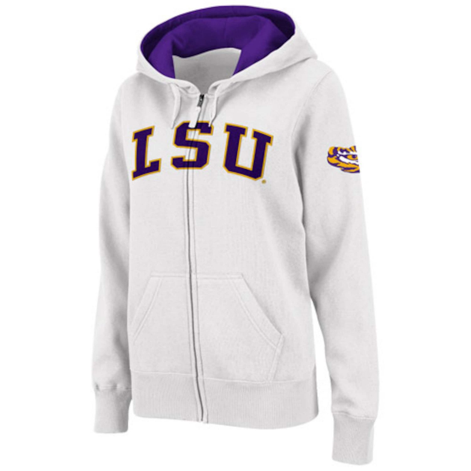 Stadium Athletic LSU Tigers Arched Name FullZip Hoodie Academy