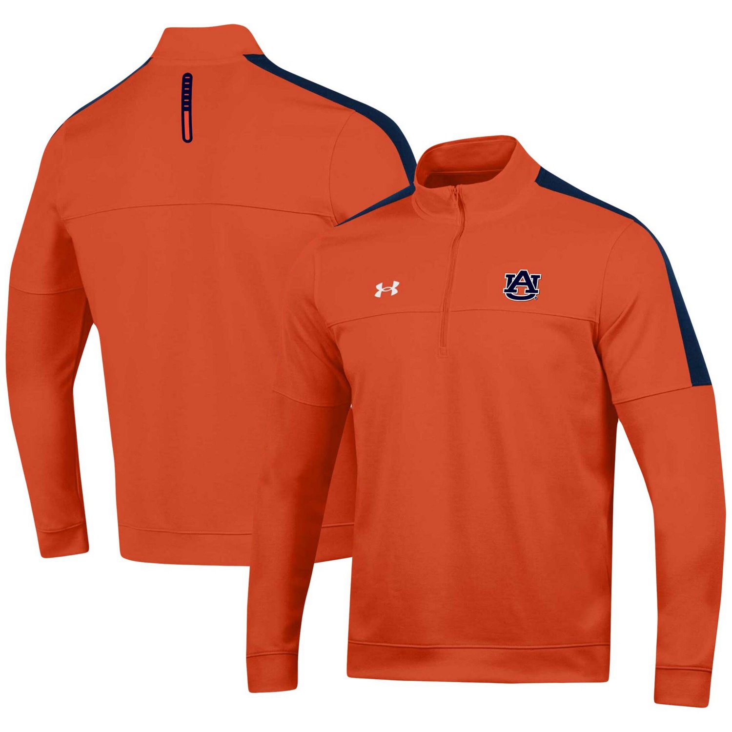 Under Armour Auburn Tigers Midlayer HalfZip Jacket Academy