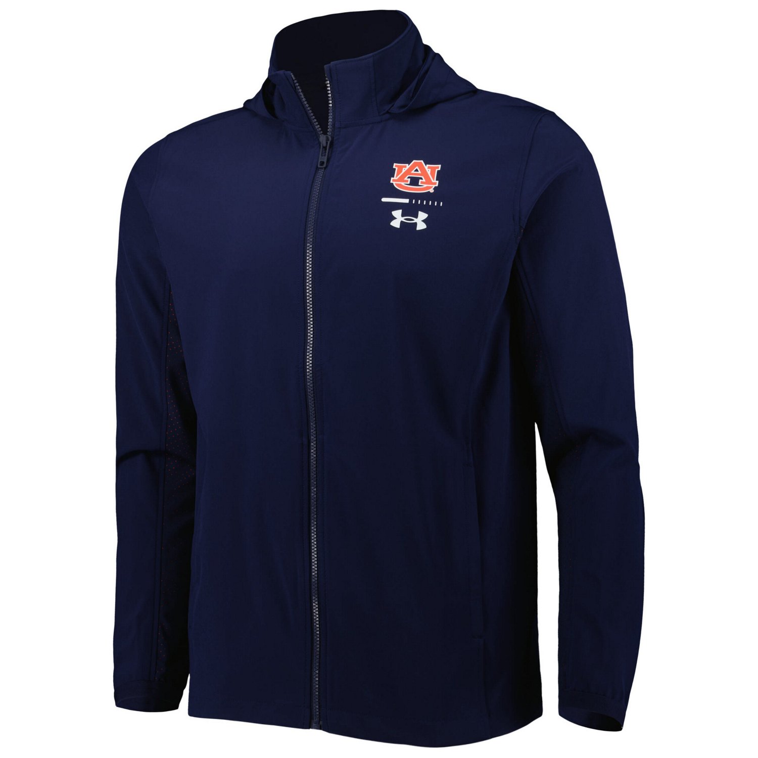 Under Armour Auburn Tigers Swoven Performance FullZip Jacket Academy