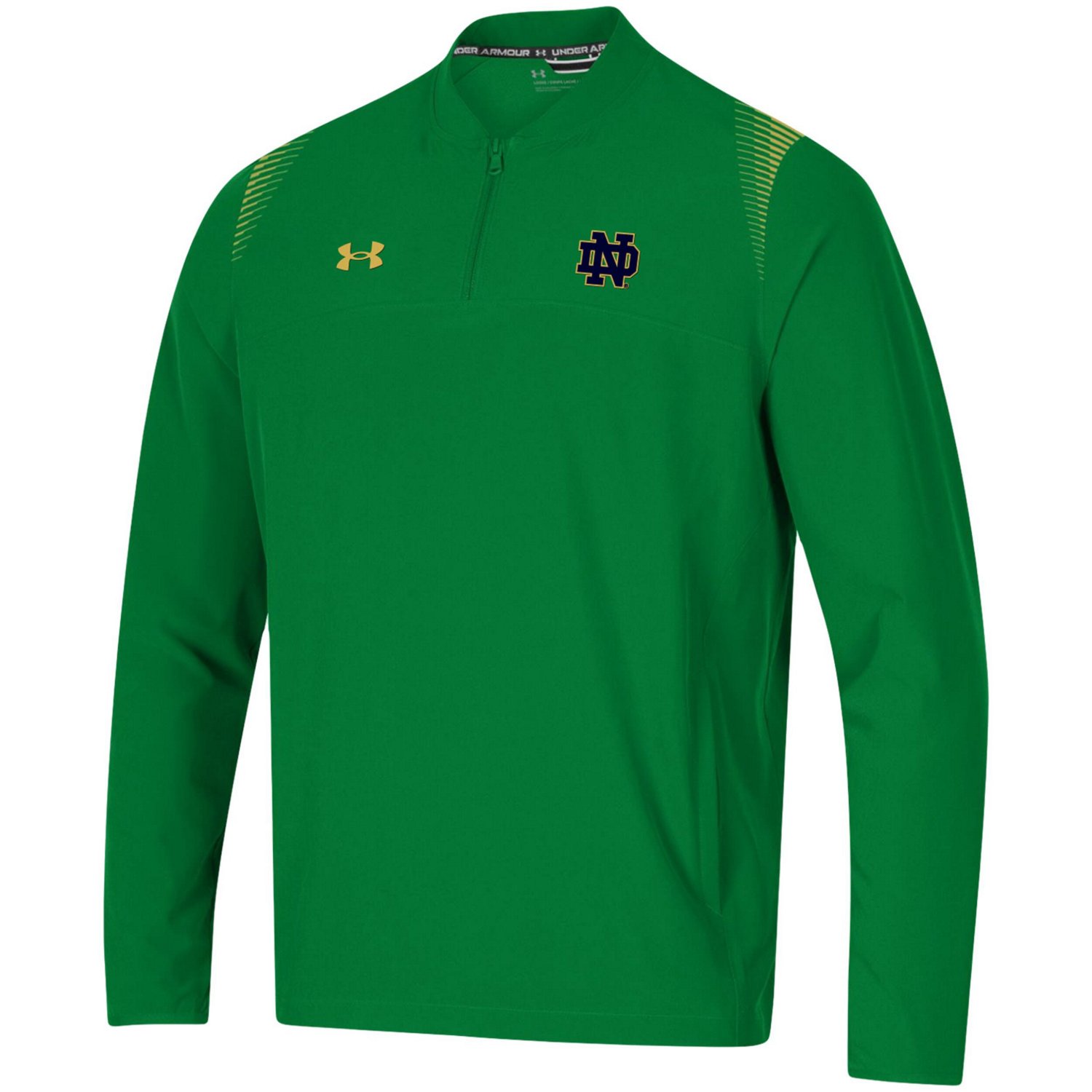Under Armour Notre Dame Fighting Irish 2021 Sideline Motivate Quarter