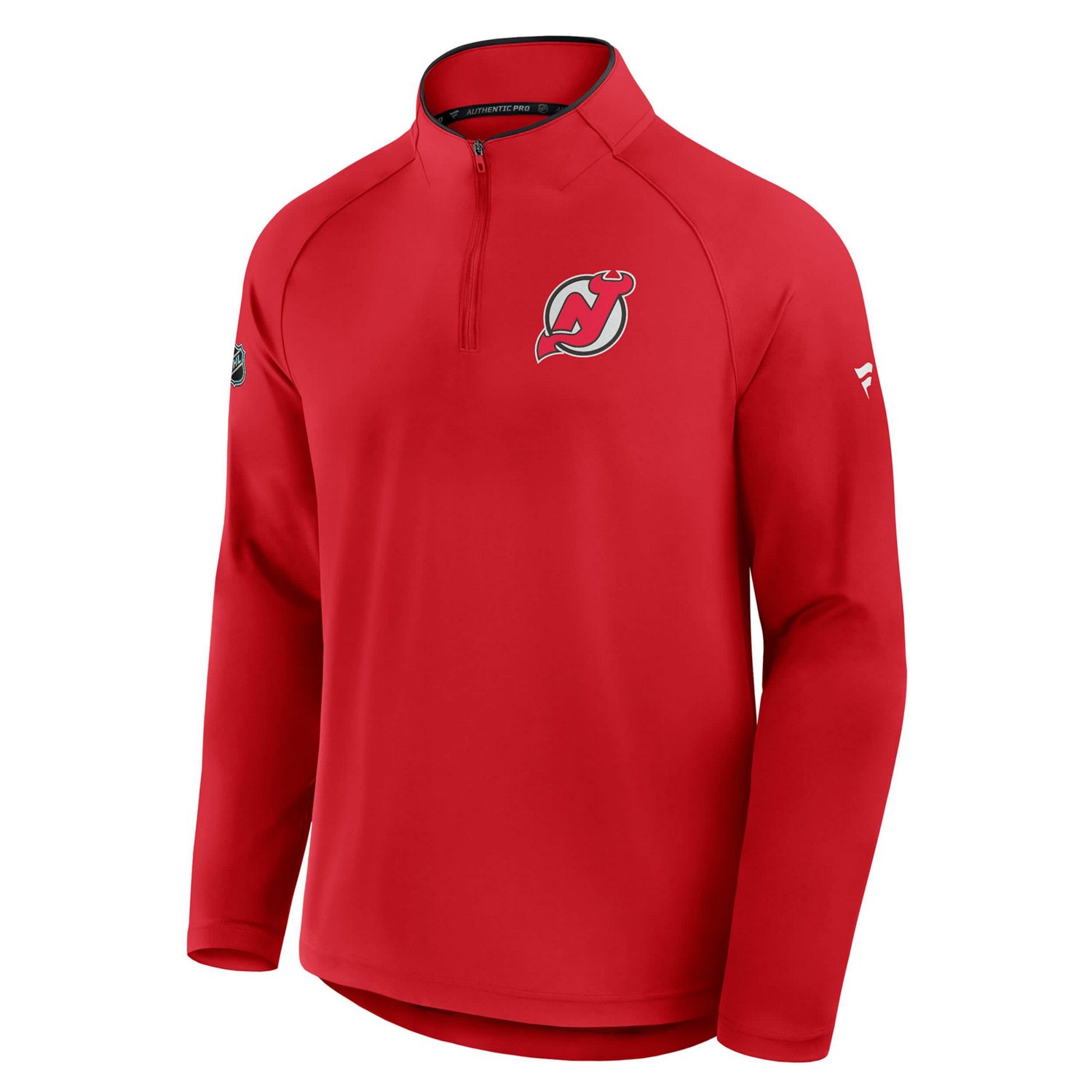 Fanatics New Jersey Devils Authentic Pro Rink Training Quarter-Zip ...