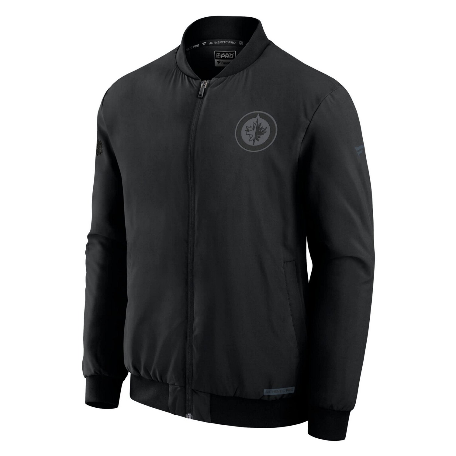 Fanatics Winnipeg Jets Authentic Pro Road Full-Zip Bomber Jacket | Academy