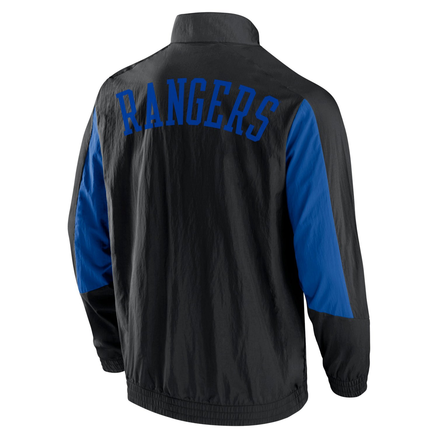 New York Rangers Step Up Crinkle Raglan Full-Zip Windbreaker Jacket ...