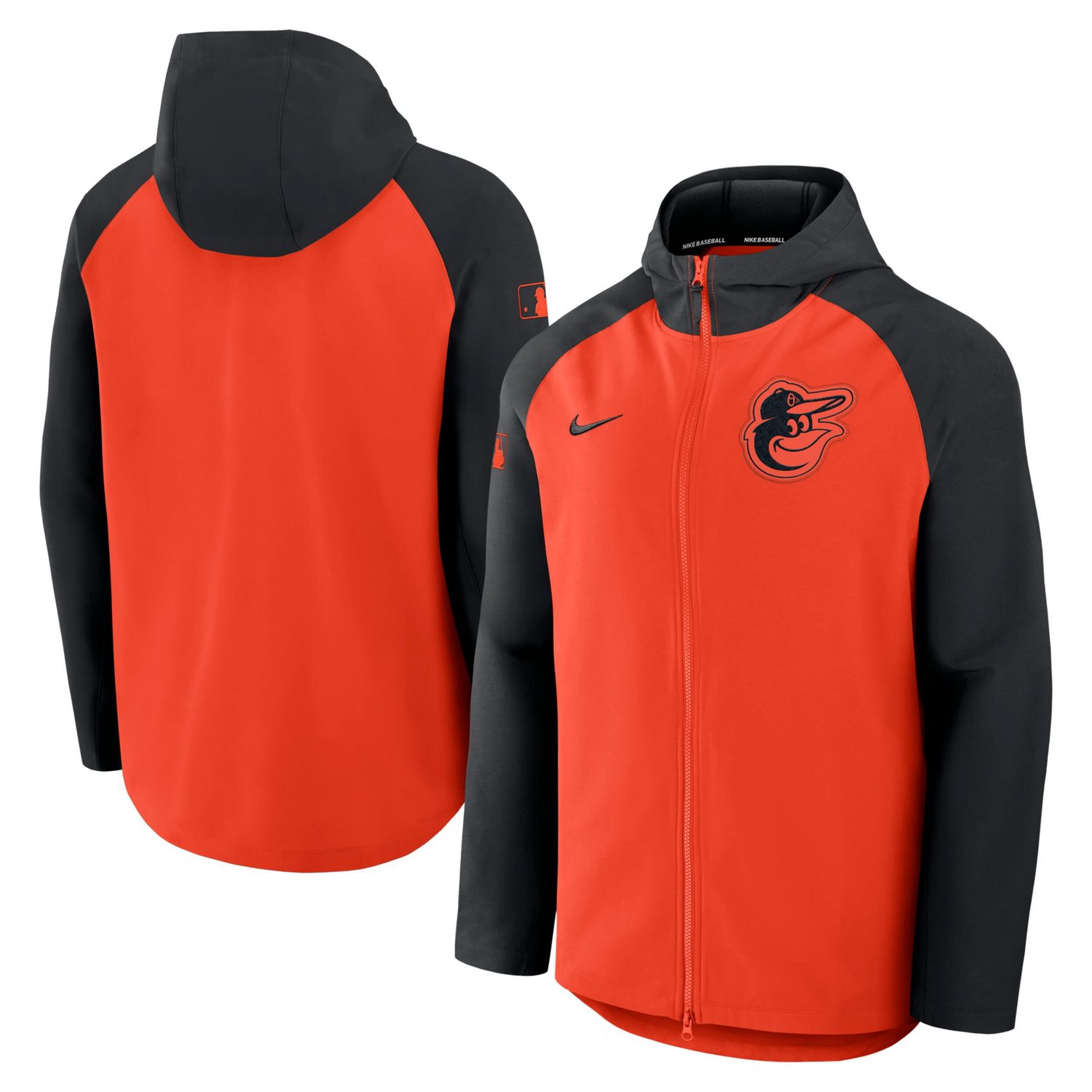 Nike Black Baltimore Orioles Authentic Collection Raglan Performance ...