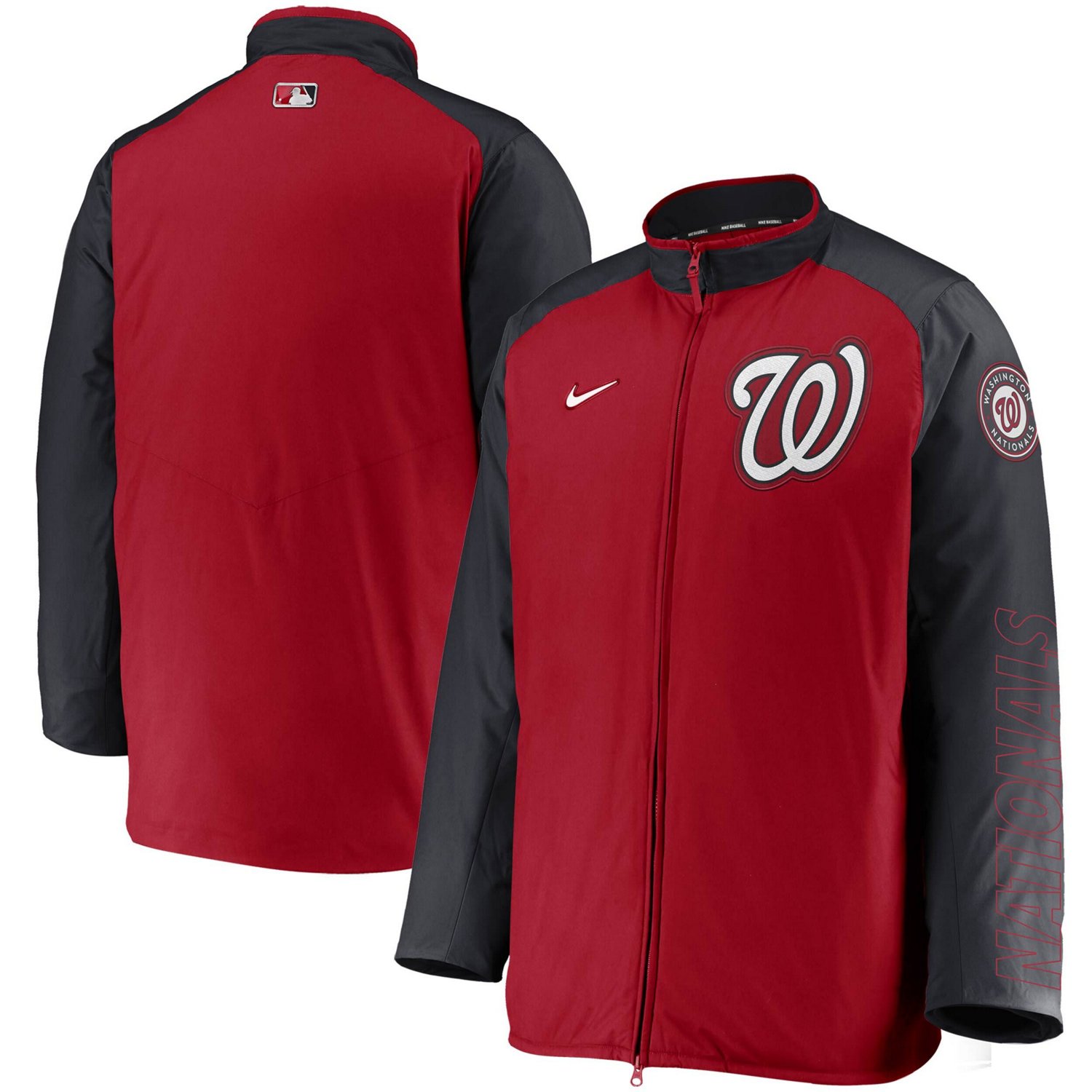 Nike /Navy Washington Nationals Authentic Collection Dugout Full-Zip ...