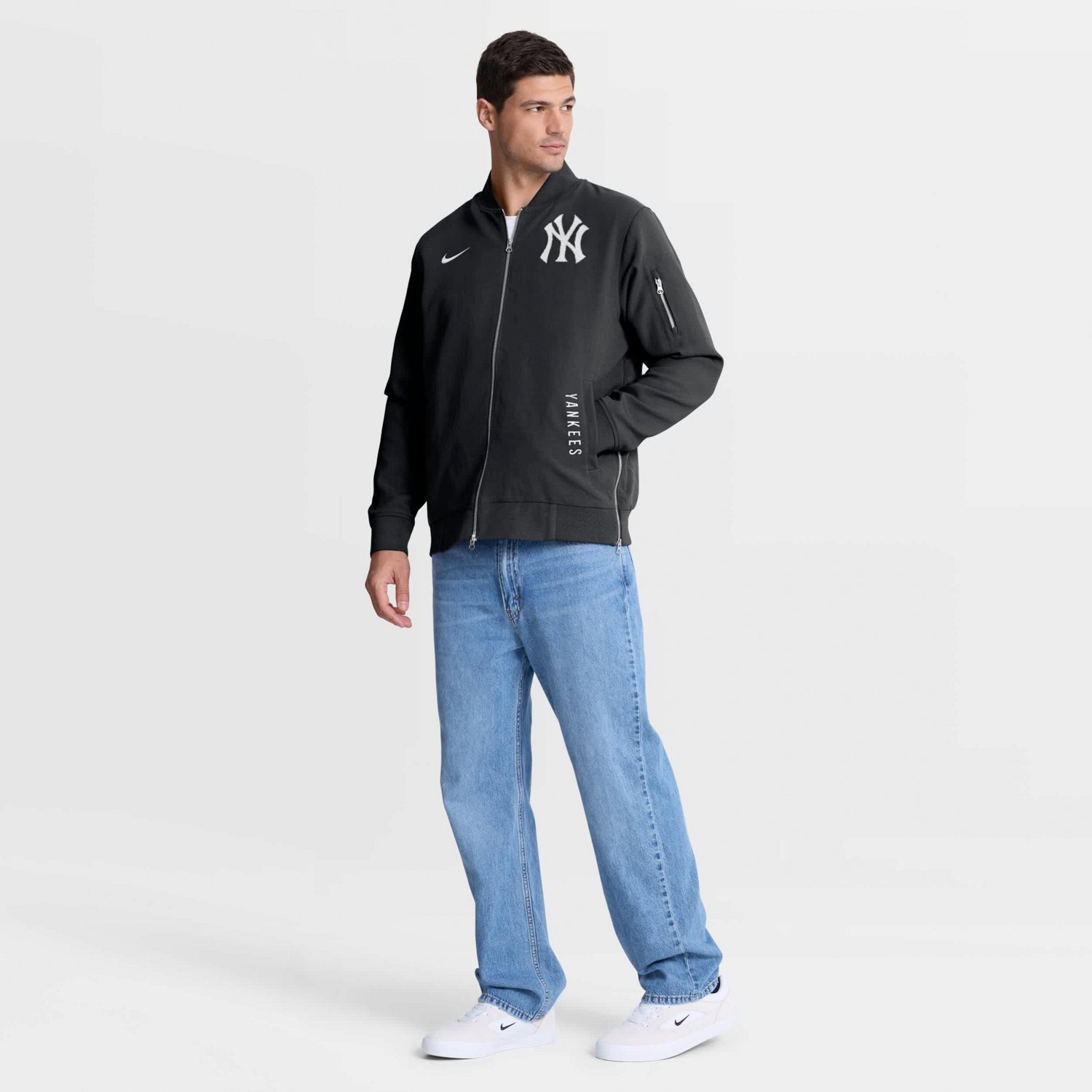 Nike New York Yankees Authentic Collection Dugout Relaxed Full-Zip ...