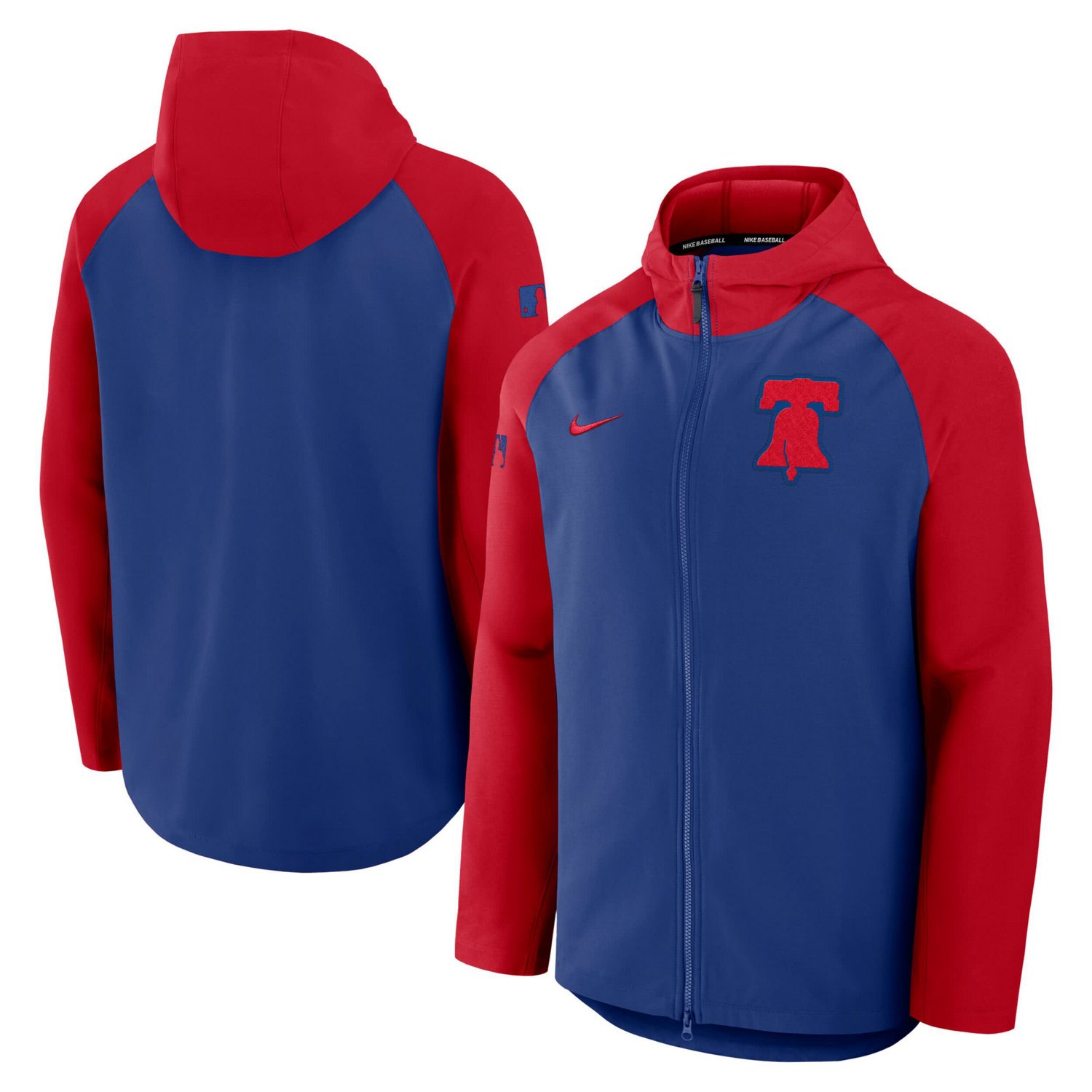 Nike Red Philadelphia Phillies Authentic Collection Raglan Performance ...