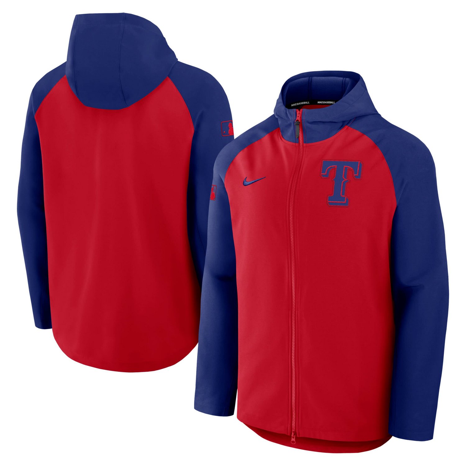 Nike Royal Texas Rangers Authentic Collection Raglan Performance Full ...